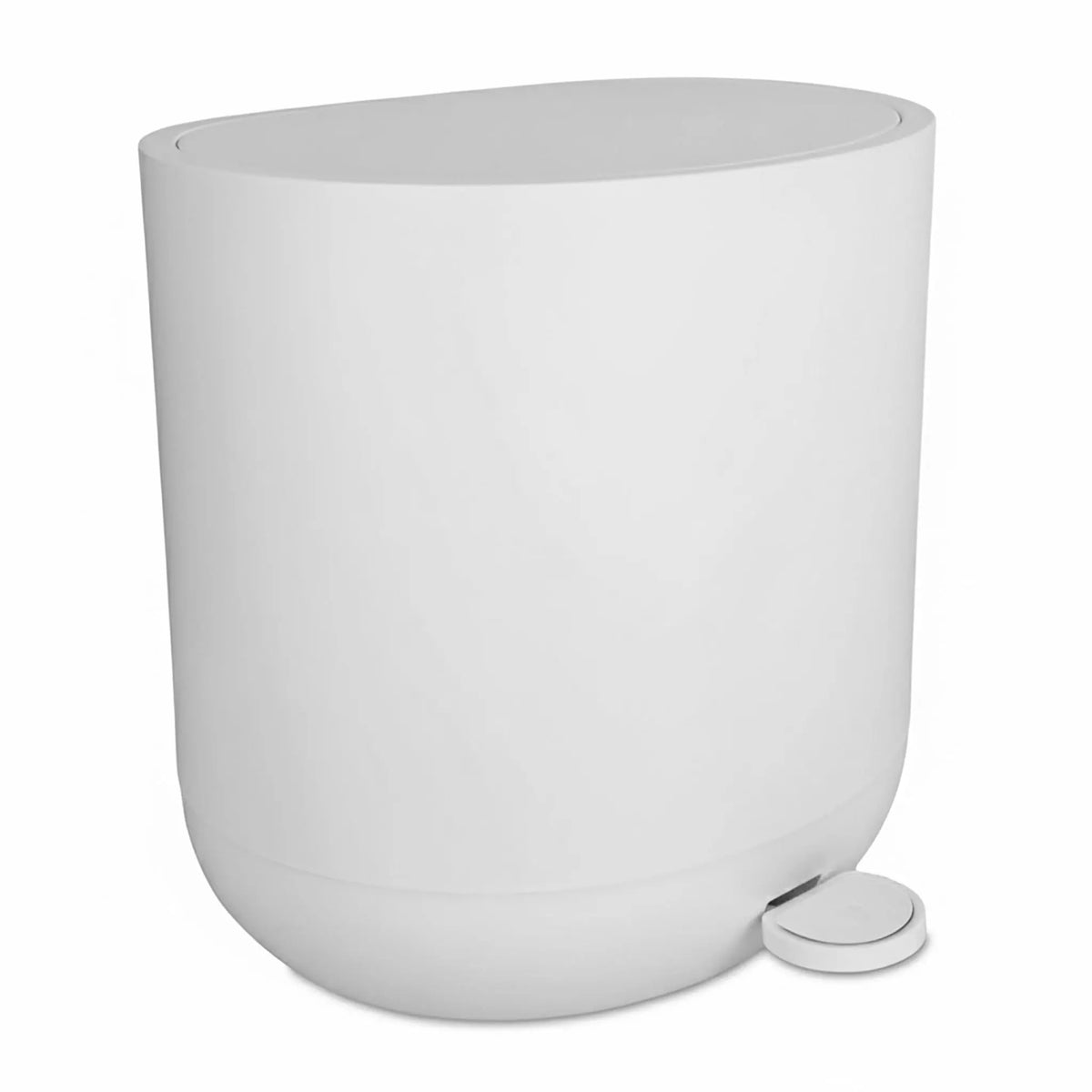 Mülleimer mit Softclose 7 l Weiss von Relaxdays