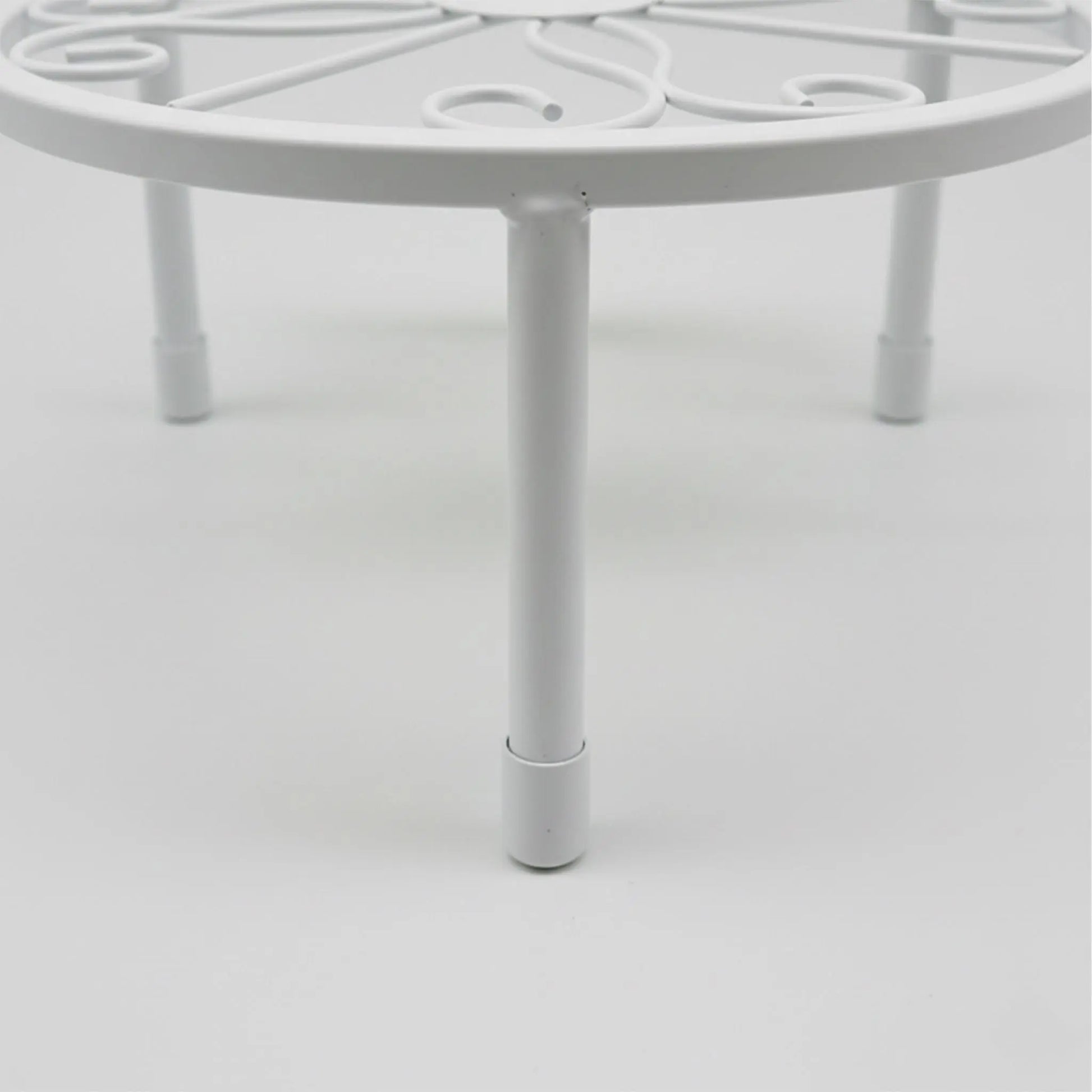 Runde Blumenständer 5er-Set Weiss von Relaxdays