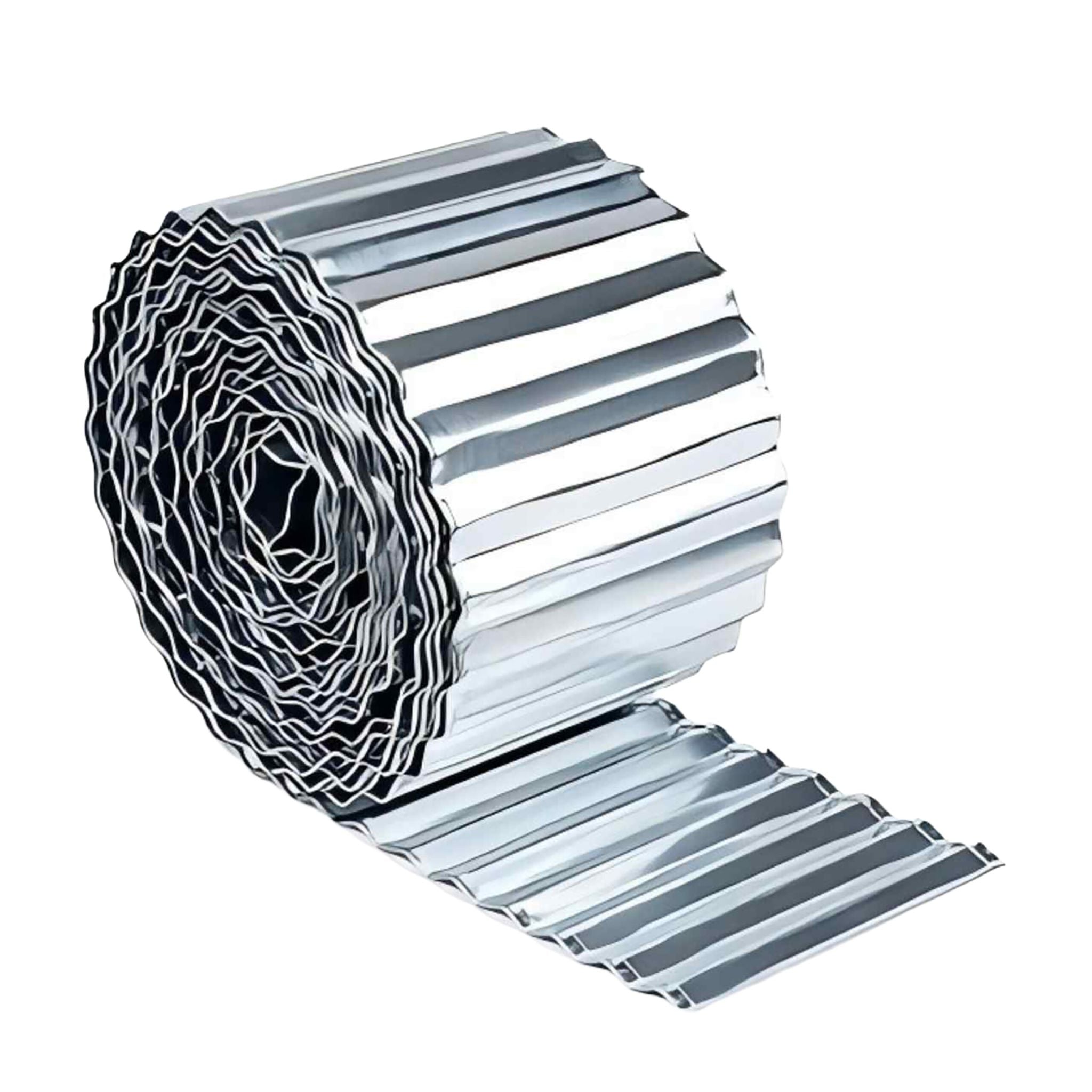 Rasenkante verzinktes Metall Silber von Relaxdays