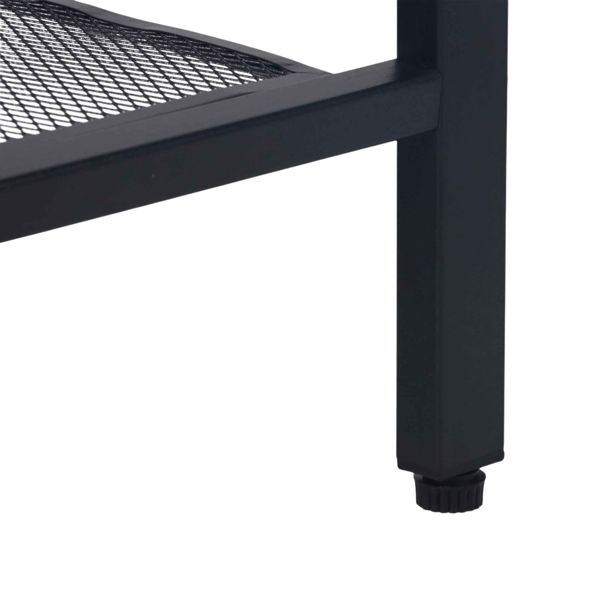 Konsolentisch mit 3 Ablagen Braun-Schwarz von Relaxdays