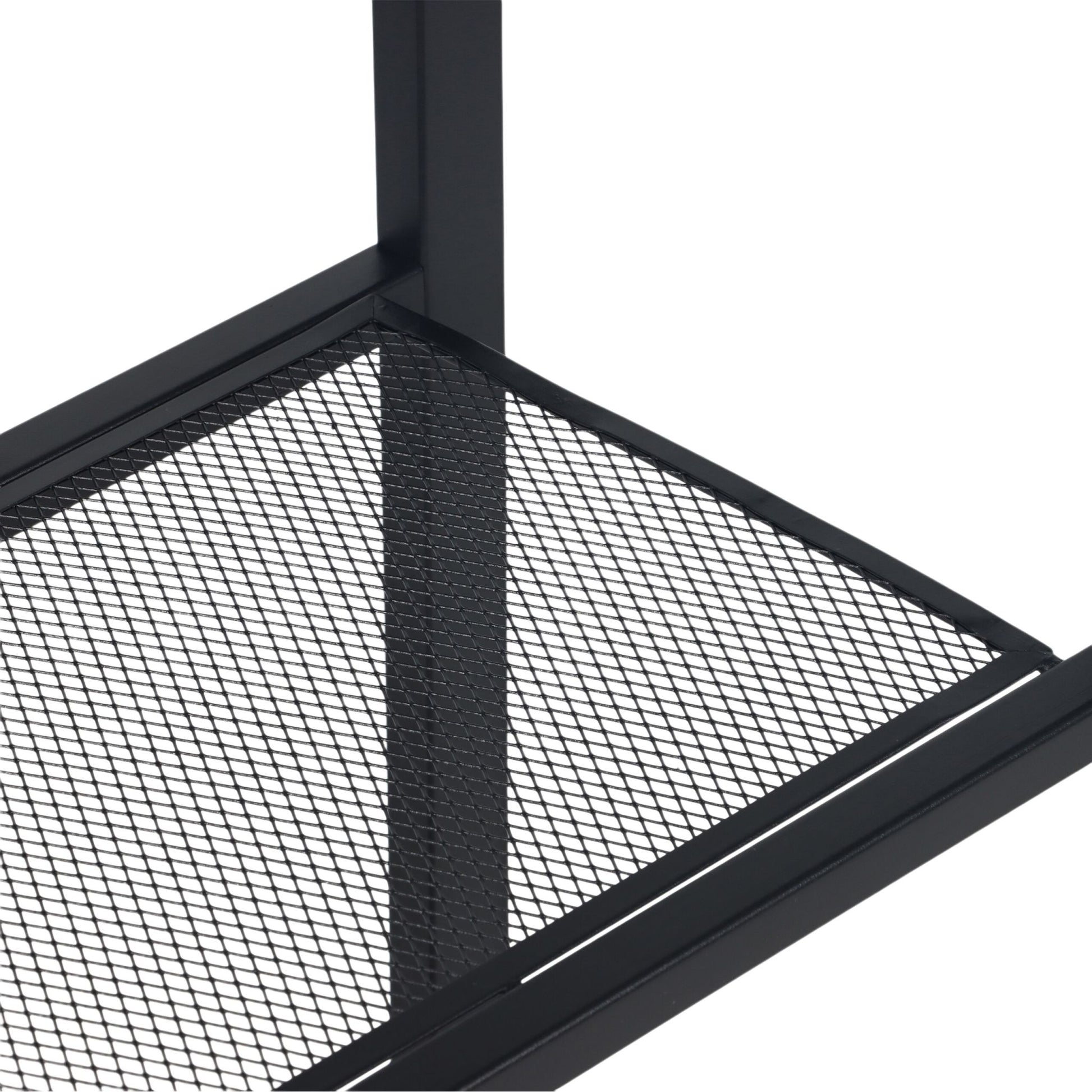 Konsolentisch mit 3 Ablagen Braun-Schwarz von Relaxdays