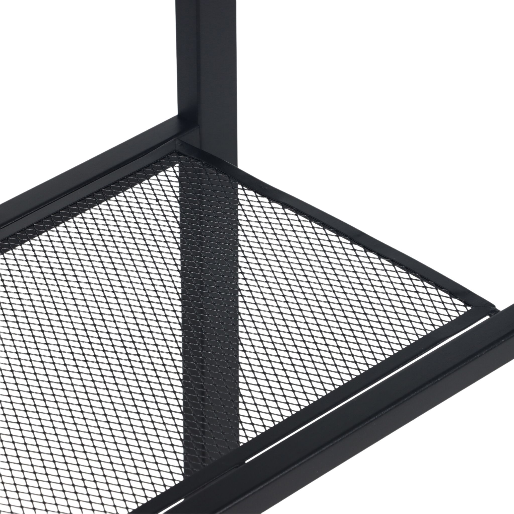 Konsolentisch mit 3 Ablagen Braun-Schwarz von Relaxdays