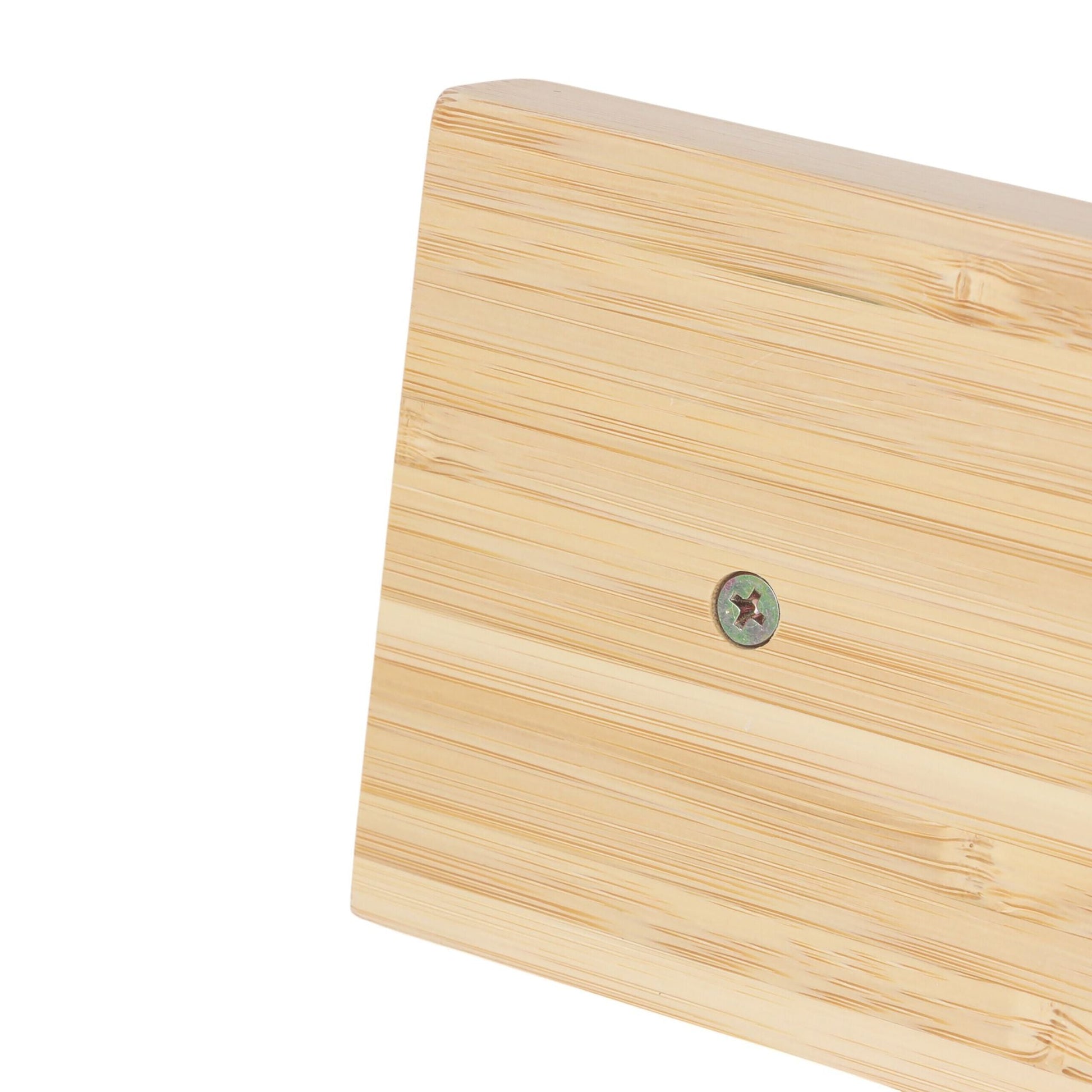 Magnetischer Messerblock Bambus Hellbraun von Relaxdays