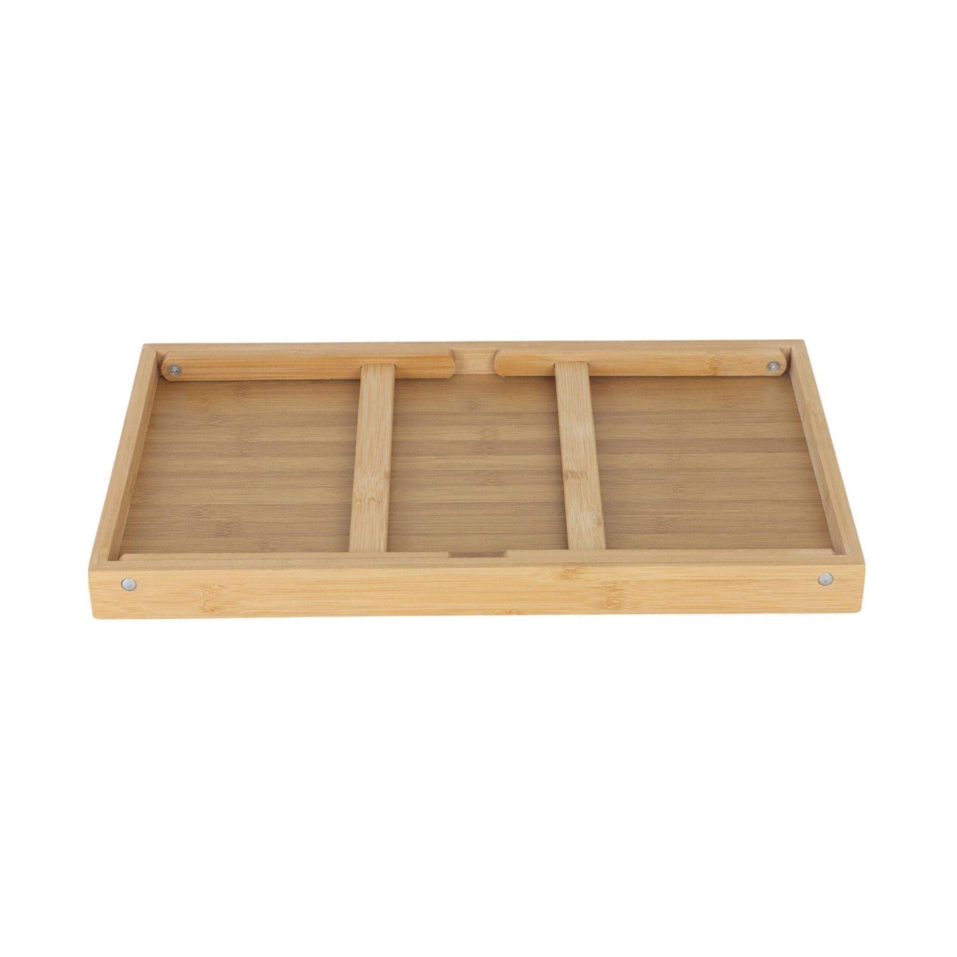 Klappbares Betttablett Bambus Hellbraun von Relaxdays