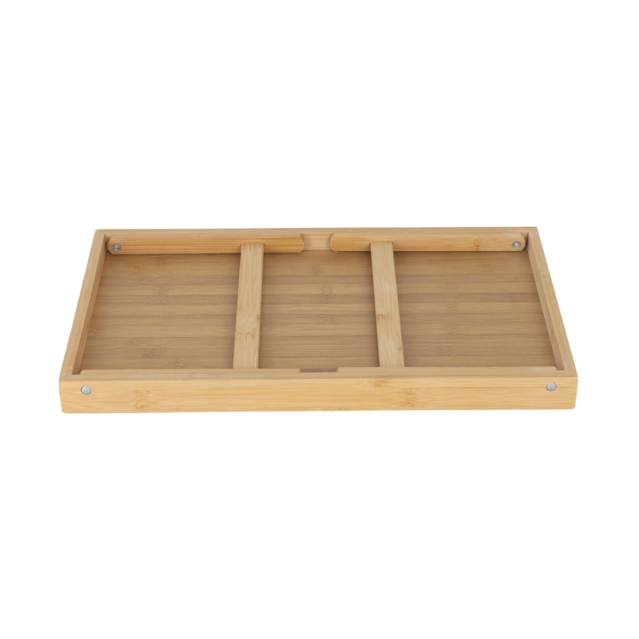Klappbares Betttablett Bambus Hellbraun von Relaxdays