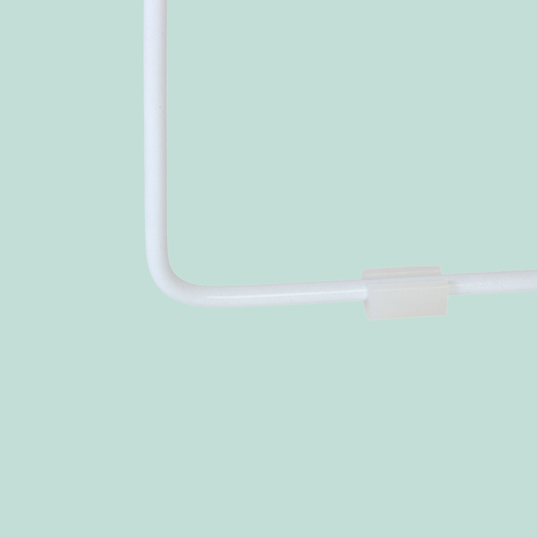 Beistelltisch Skandi-Design Weiss-Hellbraun von Relaxdays