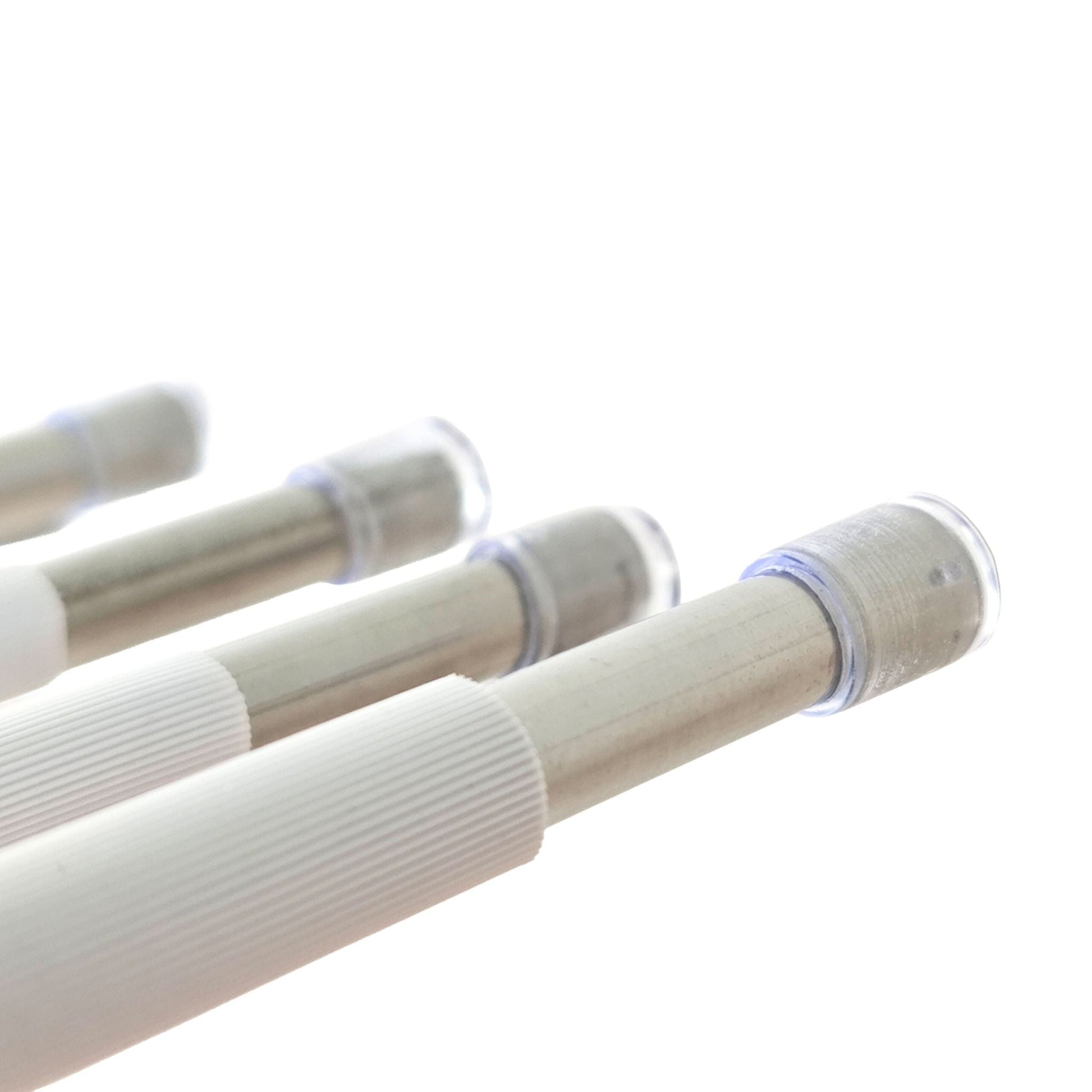 Mehrfach Hosenbügel 2er-Set Weiss-Silber von Relaxdays