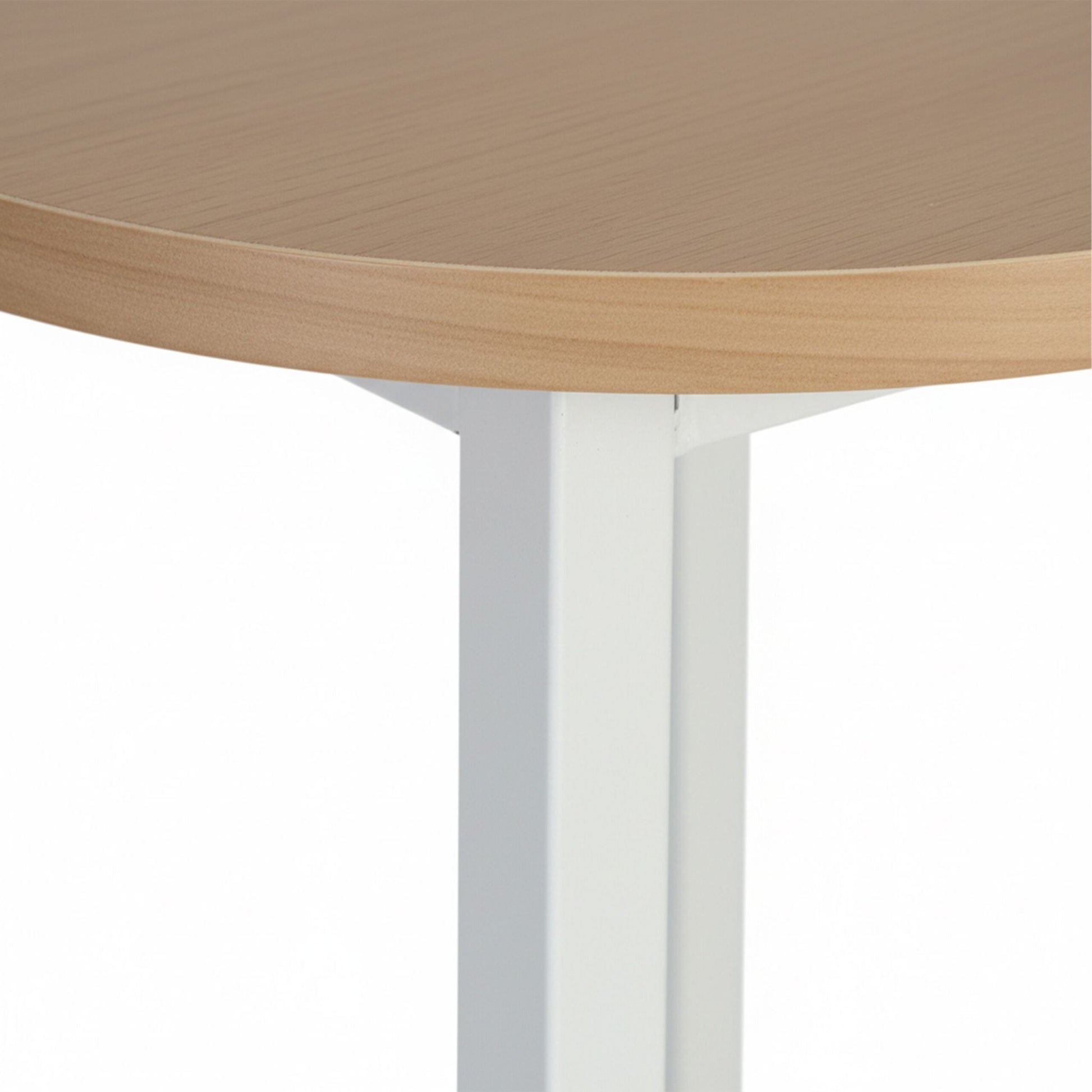 Barhocker 2er-Set Weiss-Hellbraun von Relaxdays