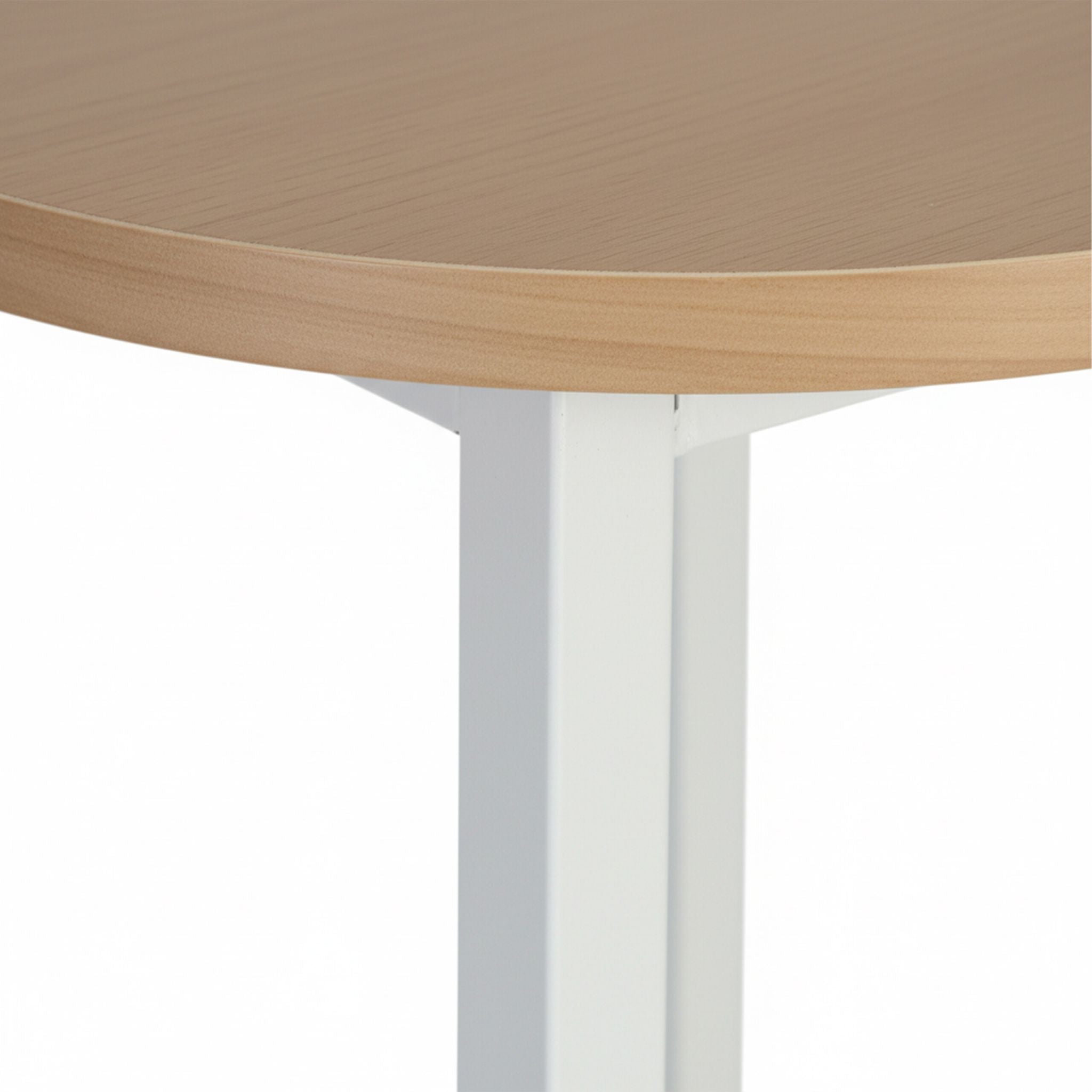 Barhocker 2er-Set Weiss-Hellbraun von Relaxdays