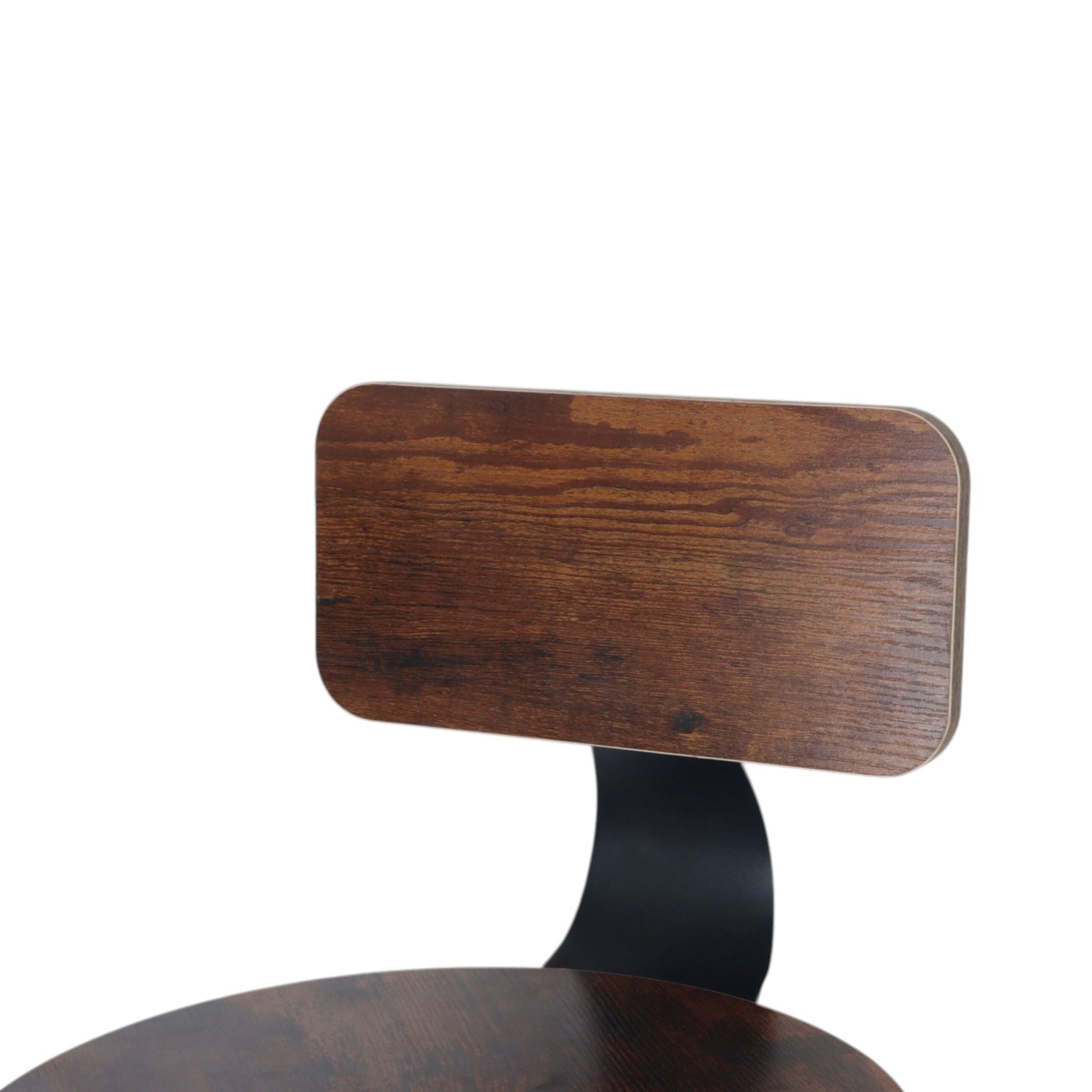 Barhocker 2er-Set Braun-Schwarz von Relaxdays