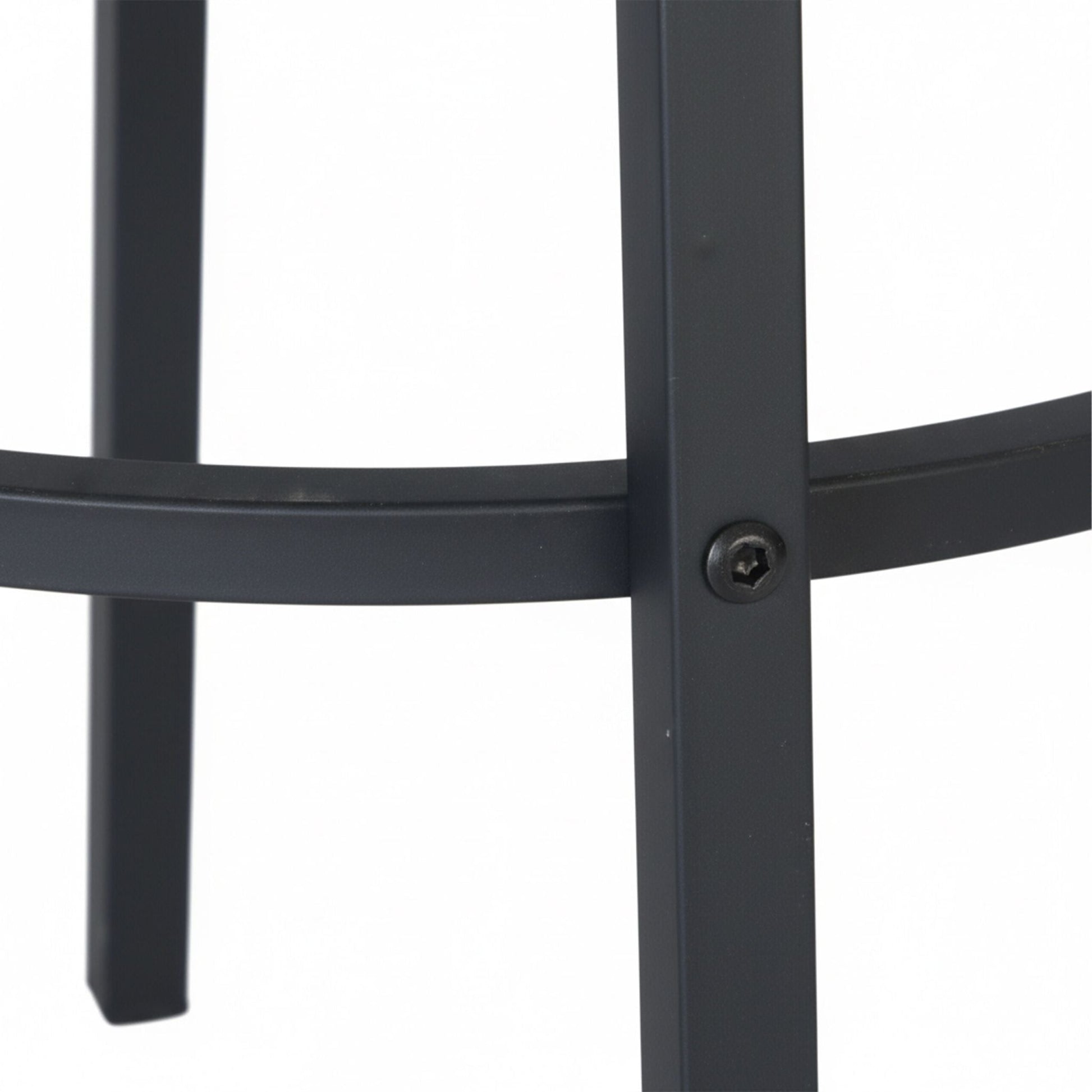Barhocker 2er-Set Braun-Schwarz von Relaxdays