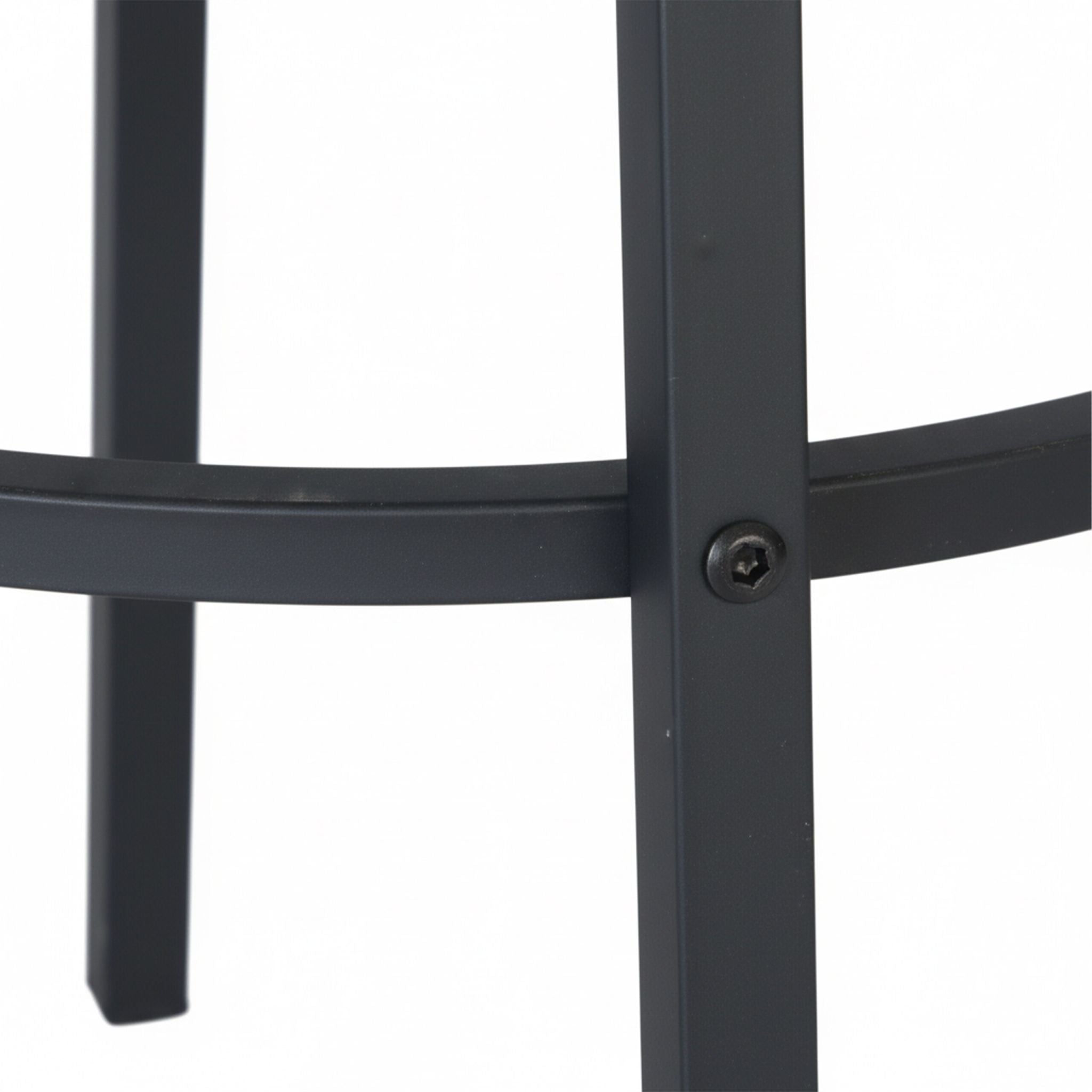 Barhocker 2er-Set Braun-Schwarz von Relaxdays