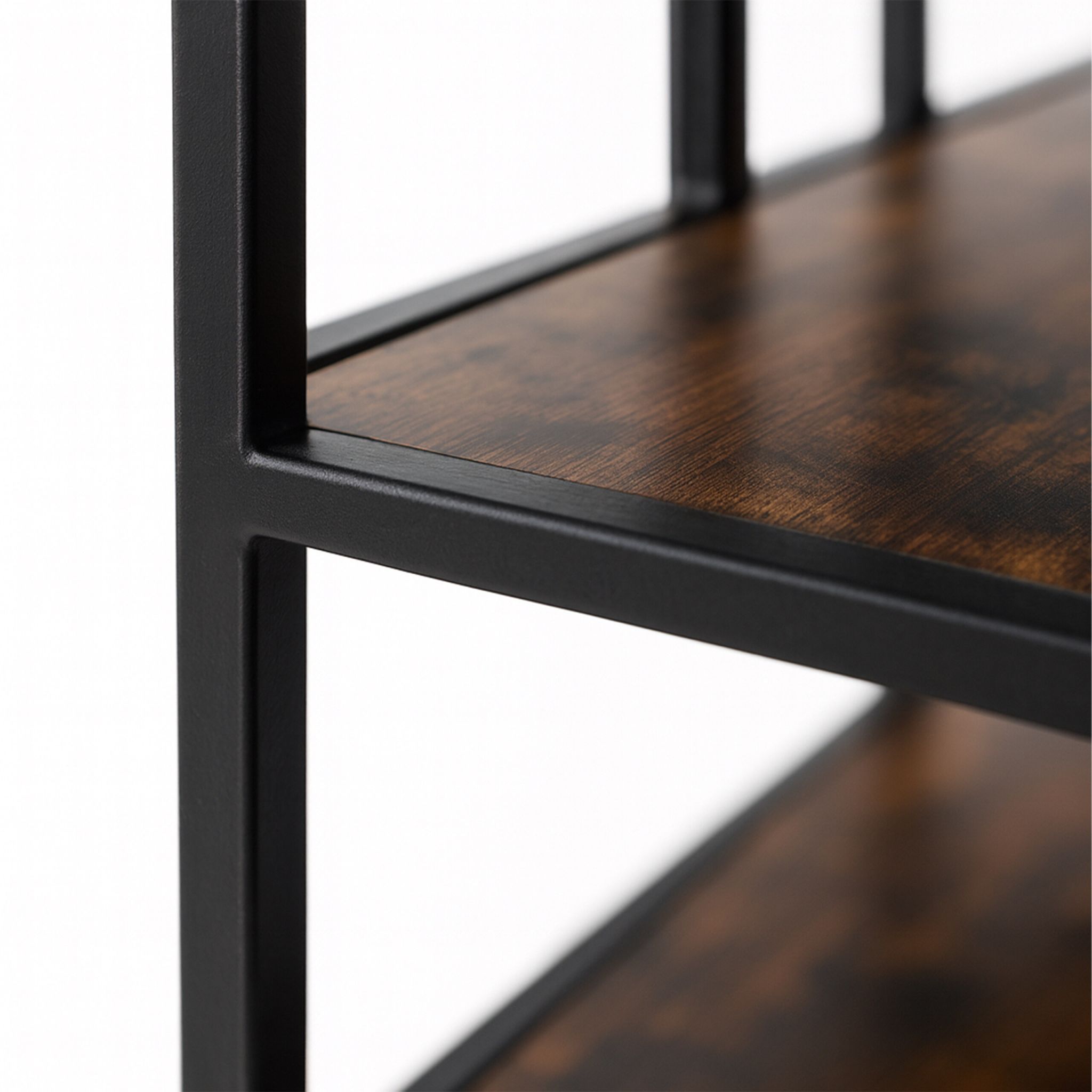 Bücherregal Industrial Braun-Schwarz von Relaxdays