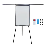 Flipchart Whiteboard 100x70cm 2 Arme Schwarz