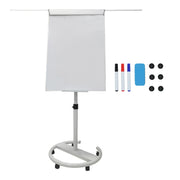 Flipchart Whiteboard 100x70cm 2 Arme Weiss