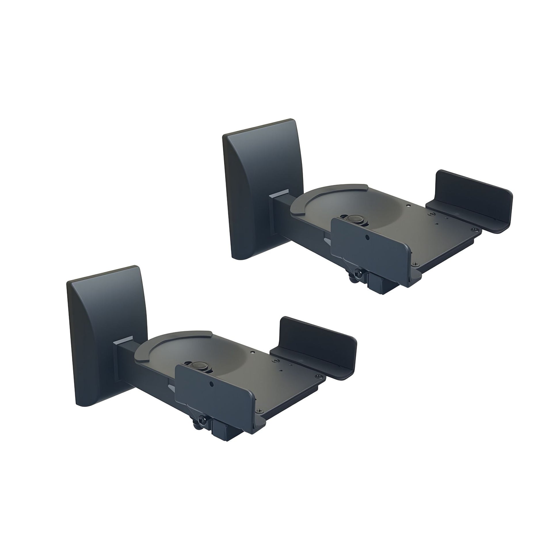 Lautsprecher Wandhalterung 2er-Set Schwarz von Relaxdays