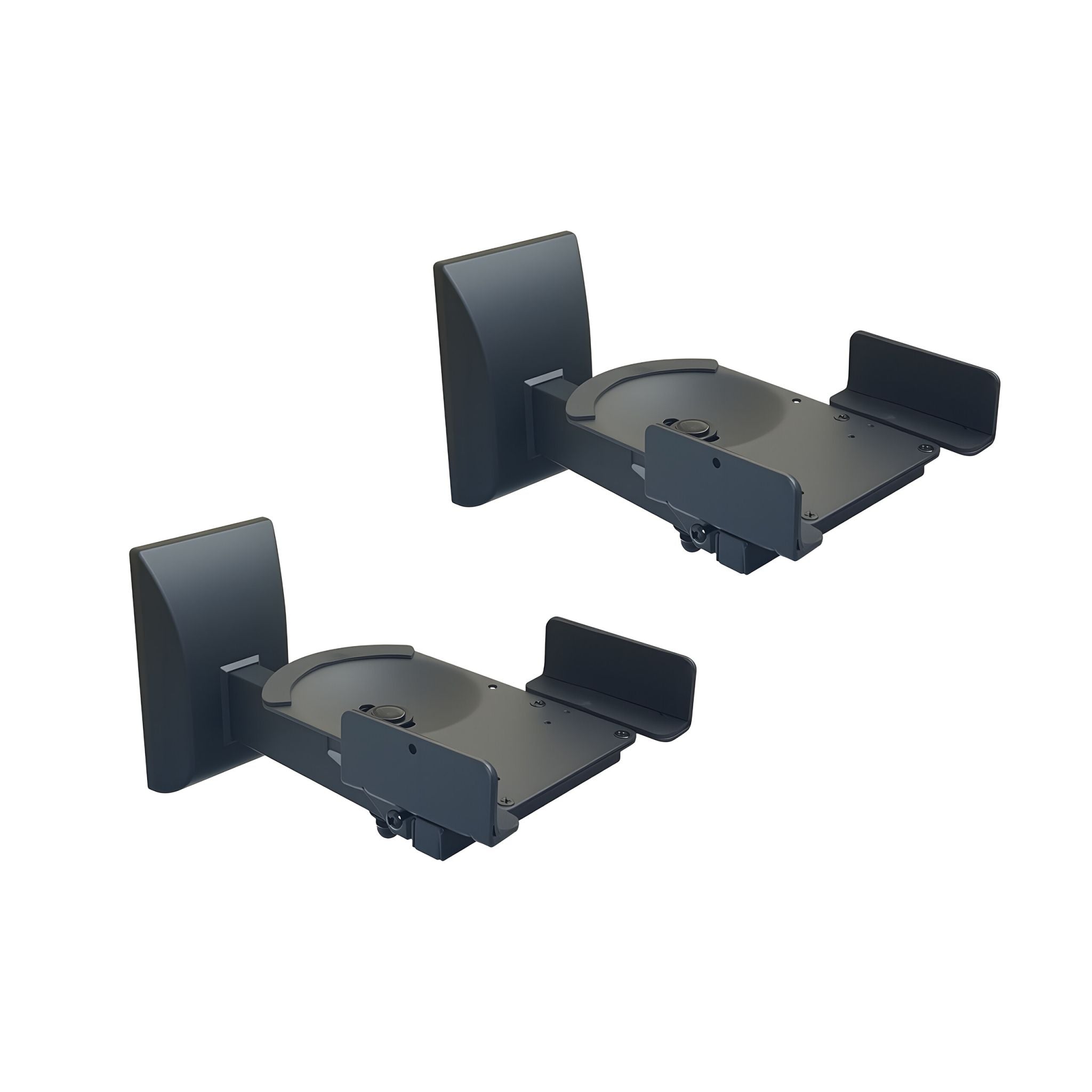 Lautsprecher Wandhalterung 2er-Set Schwarz von Relaxdays