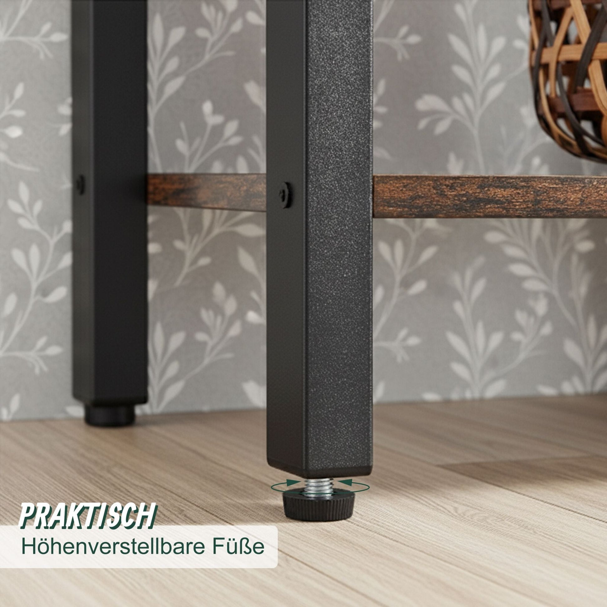 Industrial Bücherregal 14 Ablagen Braun-Schwarz von Relaxdays