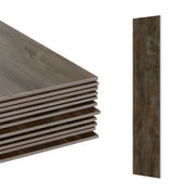 PVC Bodenbelag selbstklebend Holzoptik Dunkelbraun von Relaxdays