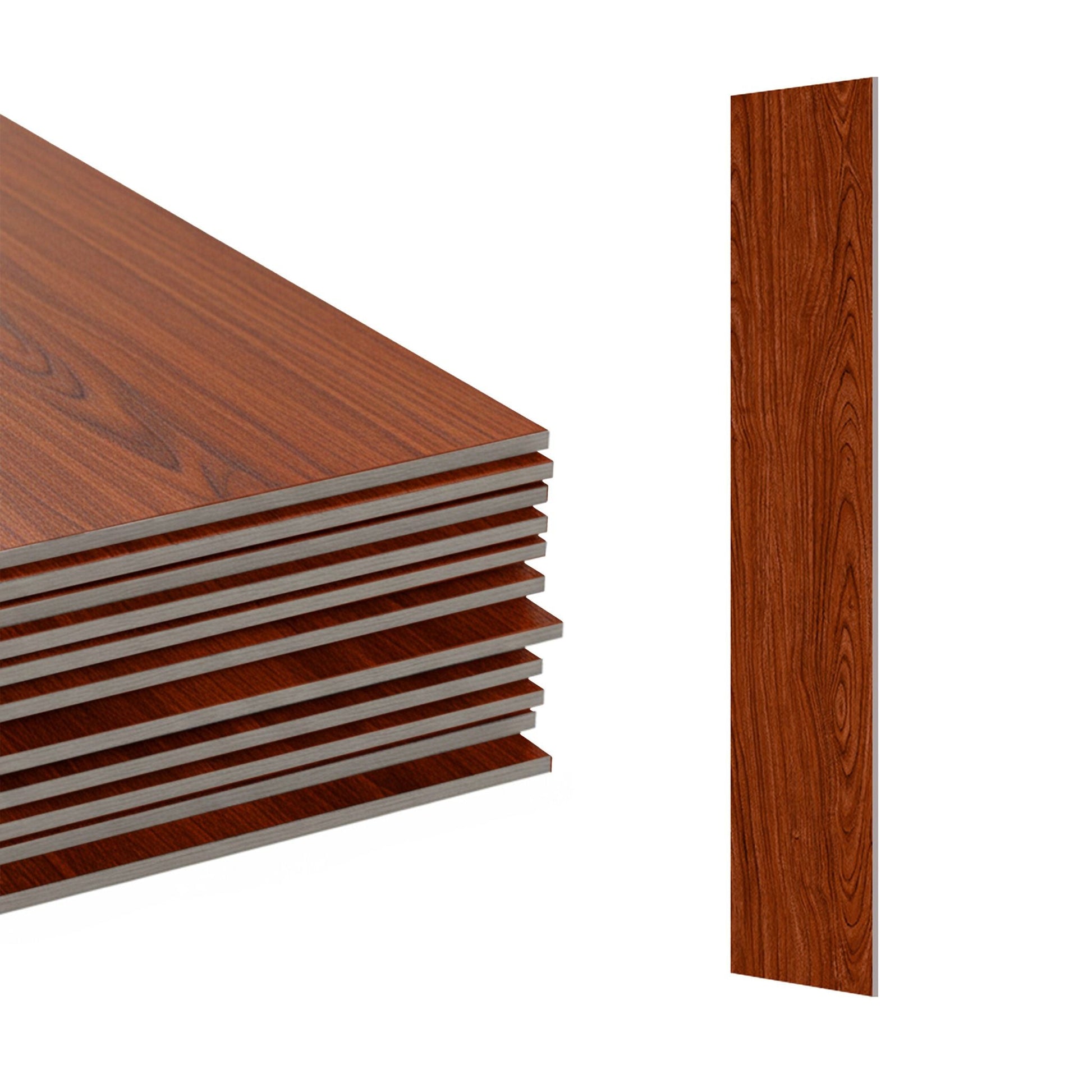 PVC Bodenbelag selbstklebend Holzoptik Braun von Relaxdays