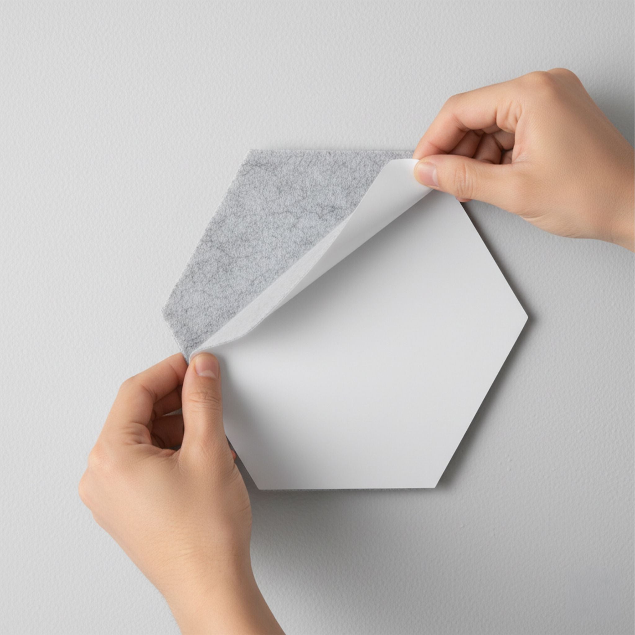 Hexagon Akustikplatten 18er-Set selbstklebend Grau von Relaxdays