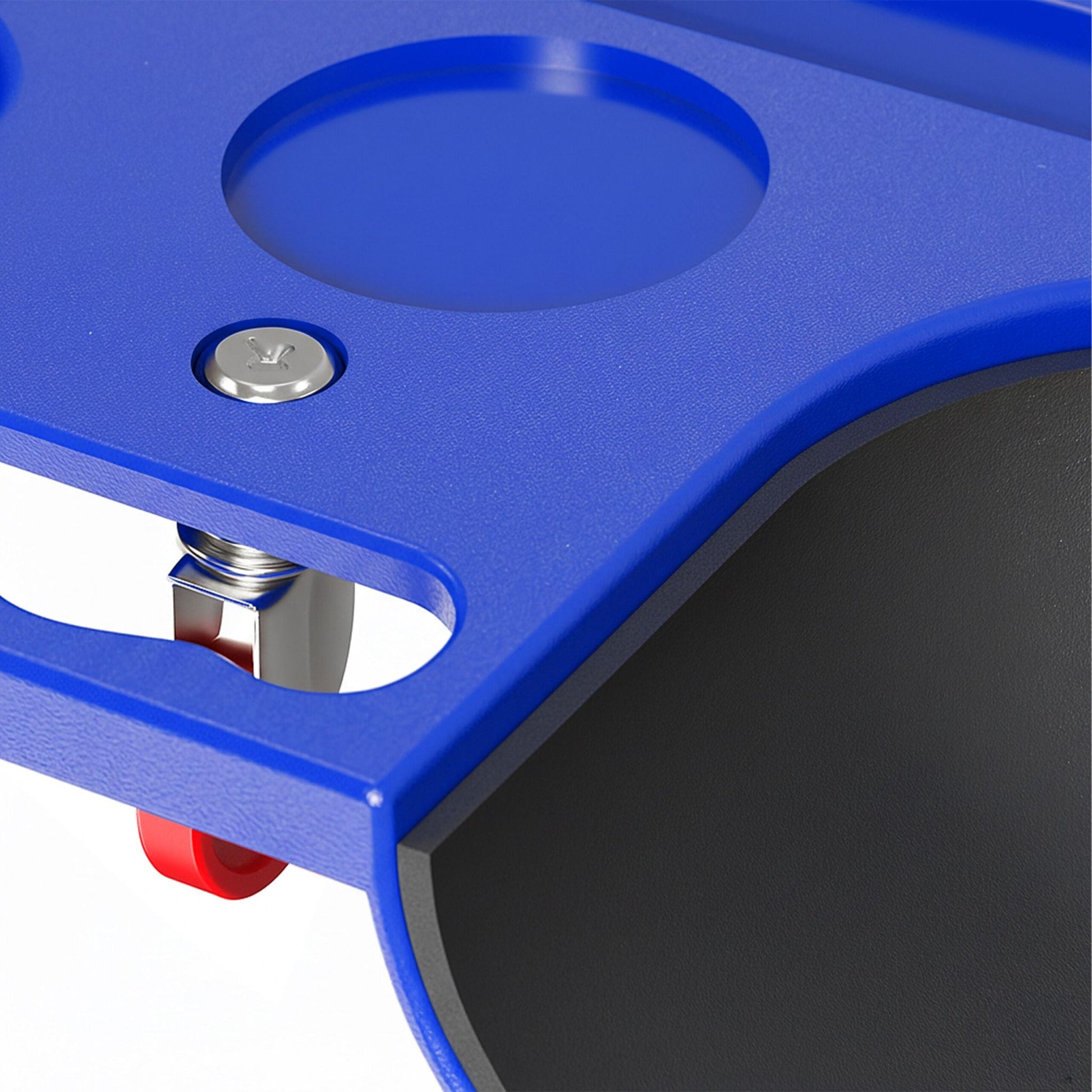 Knierollbrett mit Werkzeugablage Blau von Relaxdays
