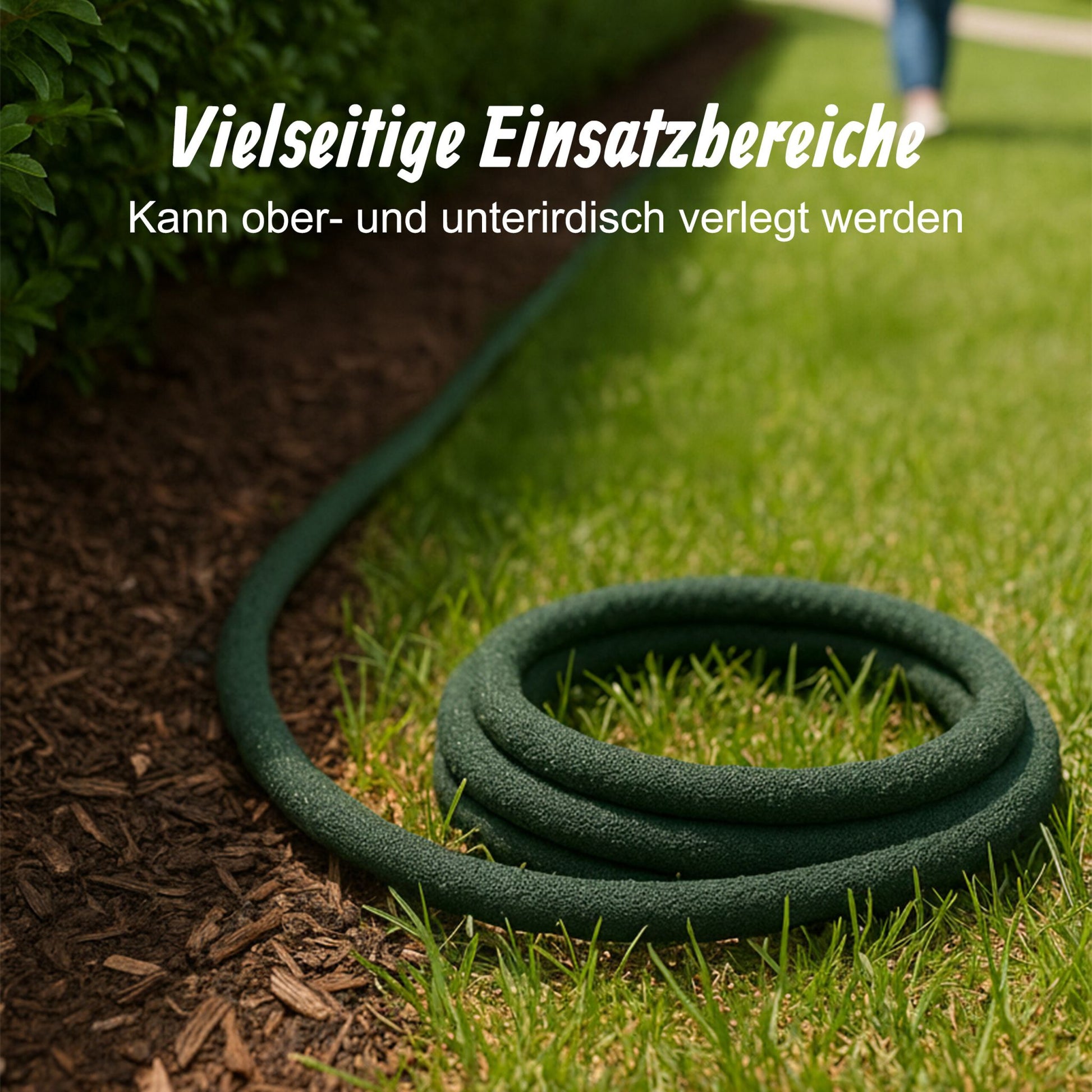 Anschlussfertiger Tropfschlauch Grün von Relaxdays