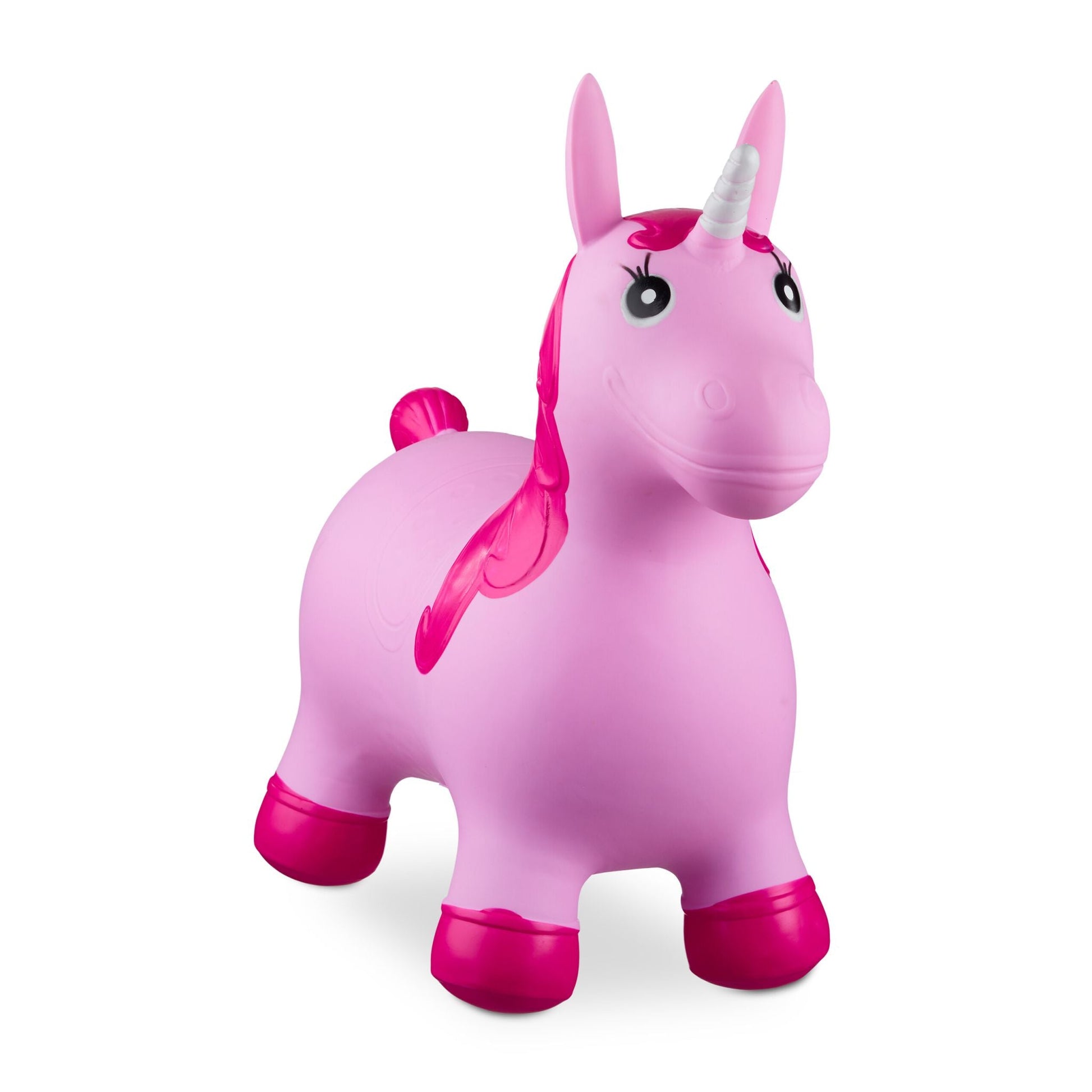 Hüpftier Einhorn Pink-Rot von Relaxdays