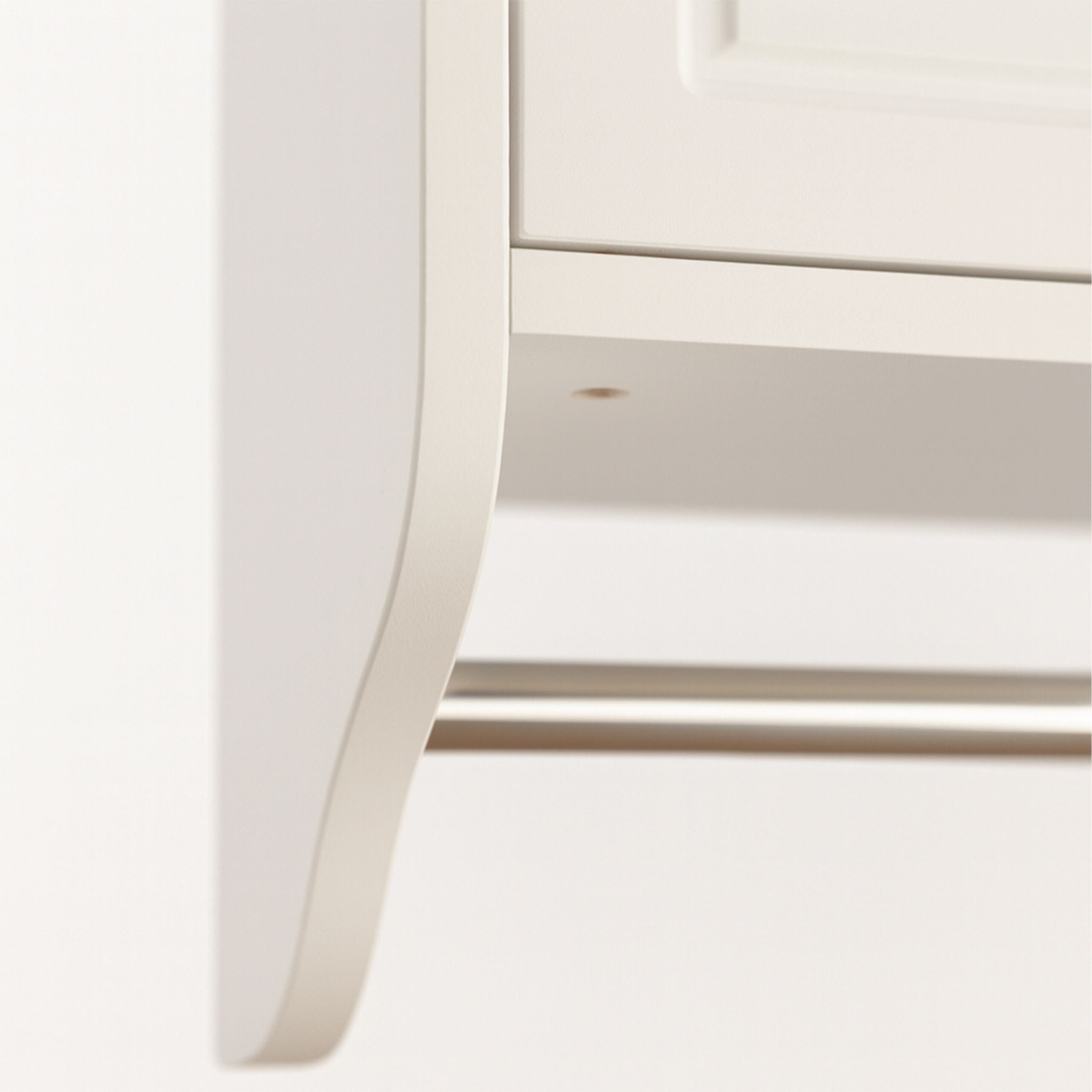 Hängeschrank Bad mit Handtuchstange Weiss-Silber von Relaxdays