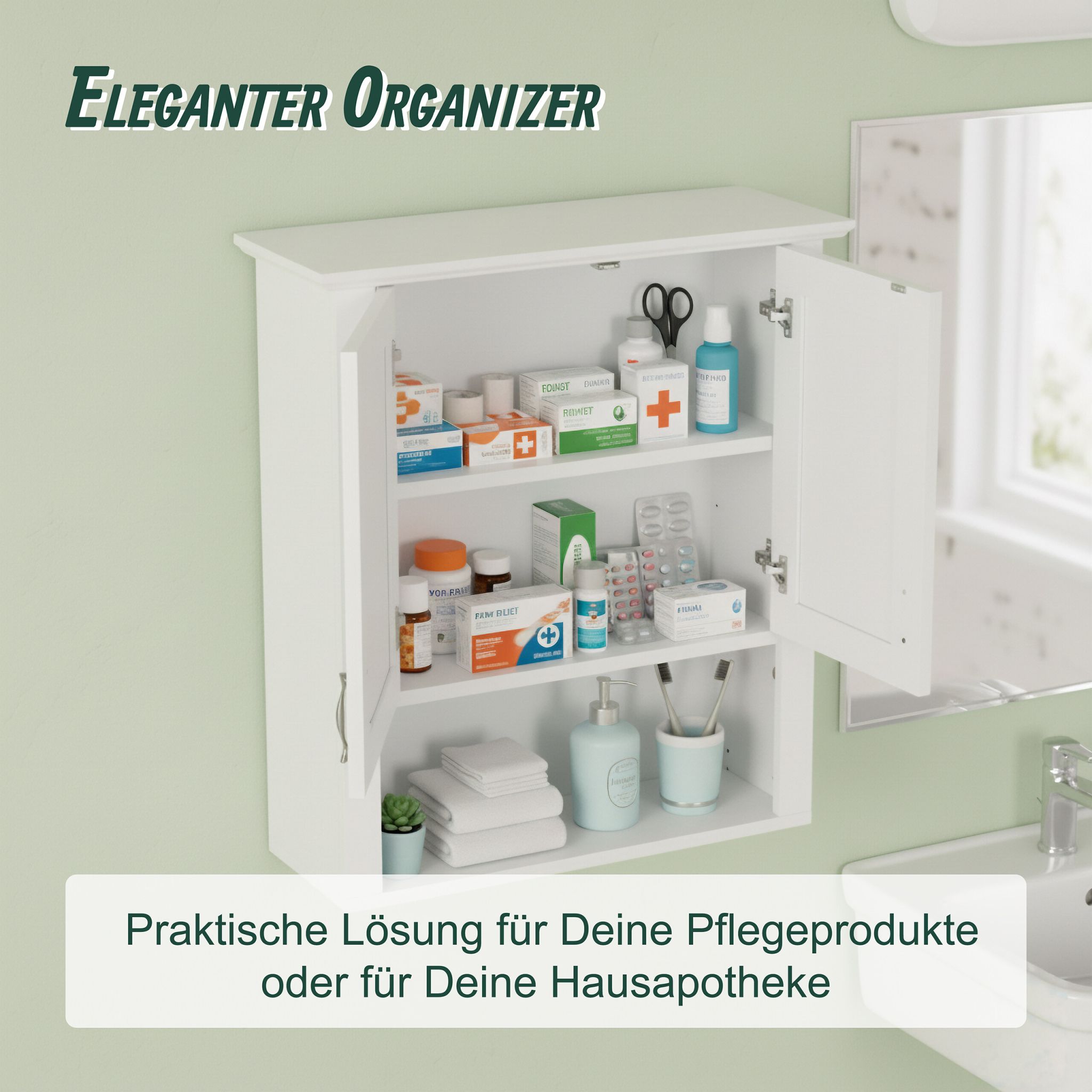 Hängeschrank Weiss von Relaxdays