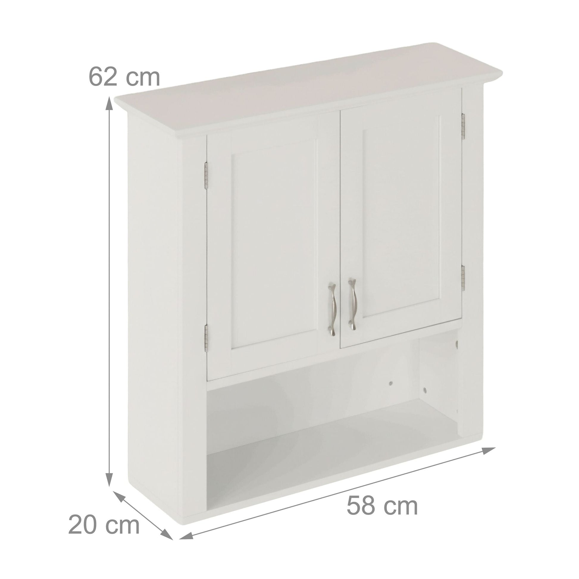 Hängeschrank Weiss von Relaxdays