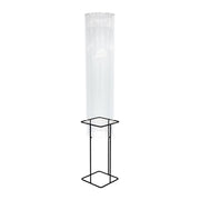 Fischsäule für Gartenteich Transparent-Grau von Relaxdays