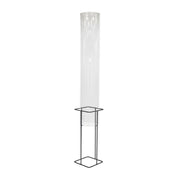 Fischsäule für Gartenteich Transparent-Grau von Relaxdays