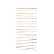 Wandspalier Holz 200 x 100cm Weiss-Hellbraun von Relaxdays