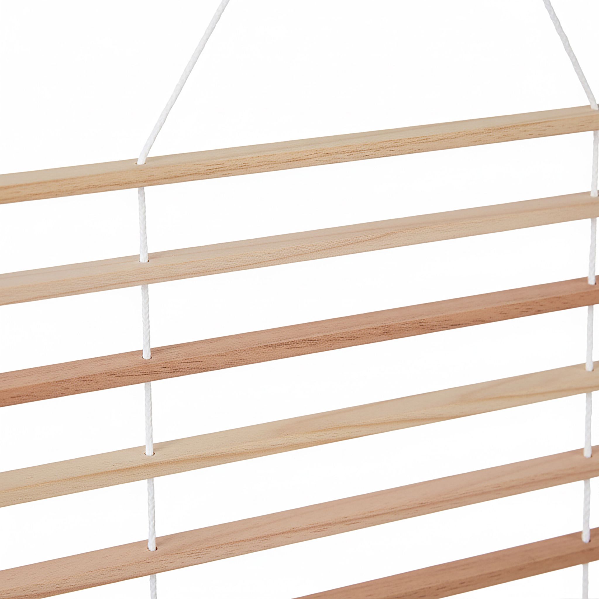 Wandspalier Holz 200 x 100cm Weiss-Hellbraun von Relaxdays