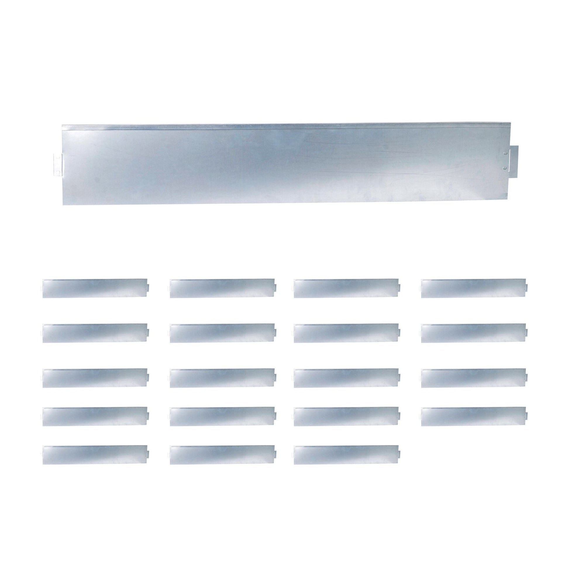 Rasenkante Silber von Relaxdays