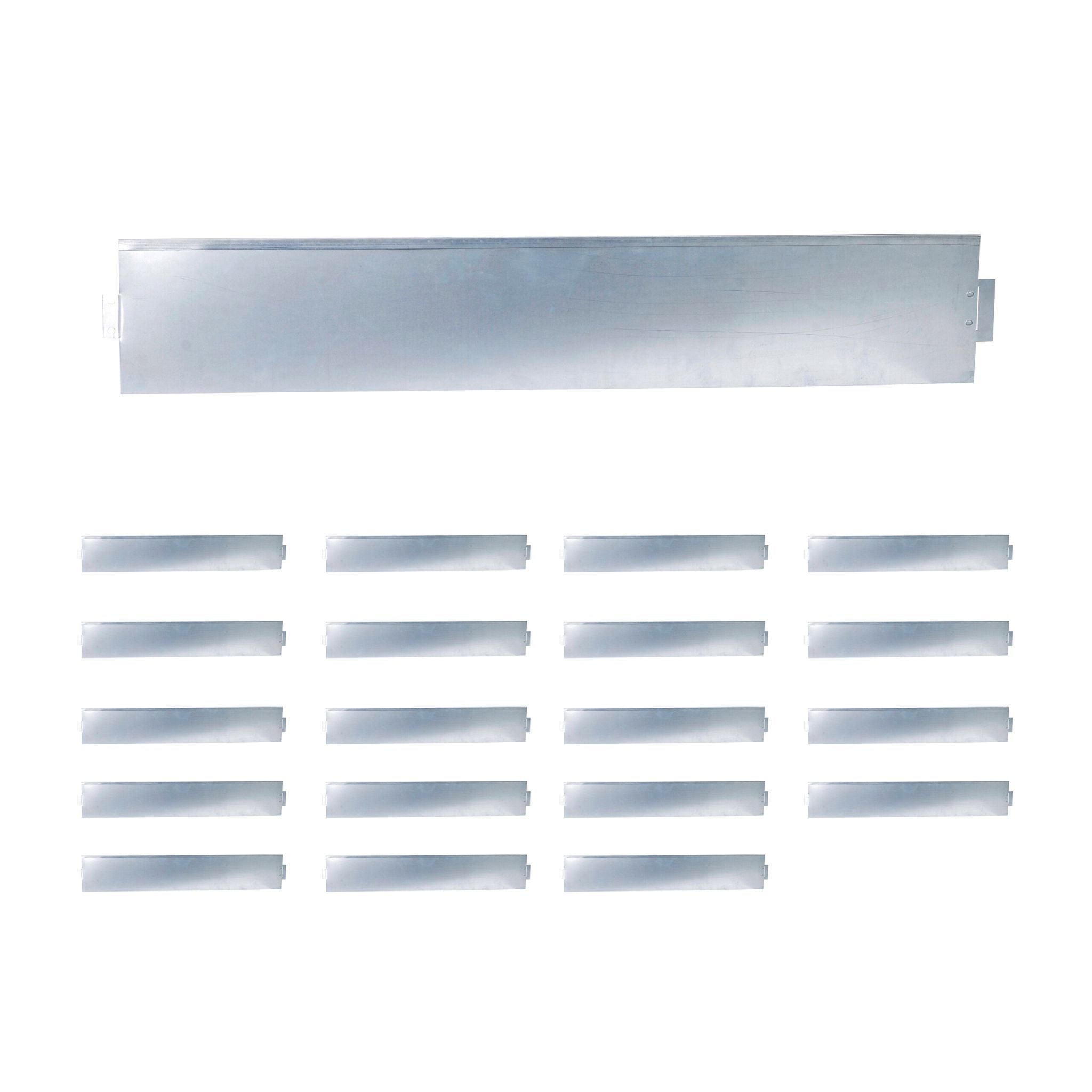 Rasenkante Silber von Relaxdays