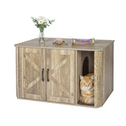 Katzenschrank für Katzenklo Braun von Relaxdays