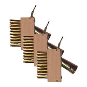 Fugenbürste Unkraut 3er-Set Gold-Hellbraun von Relaxdays