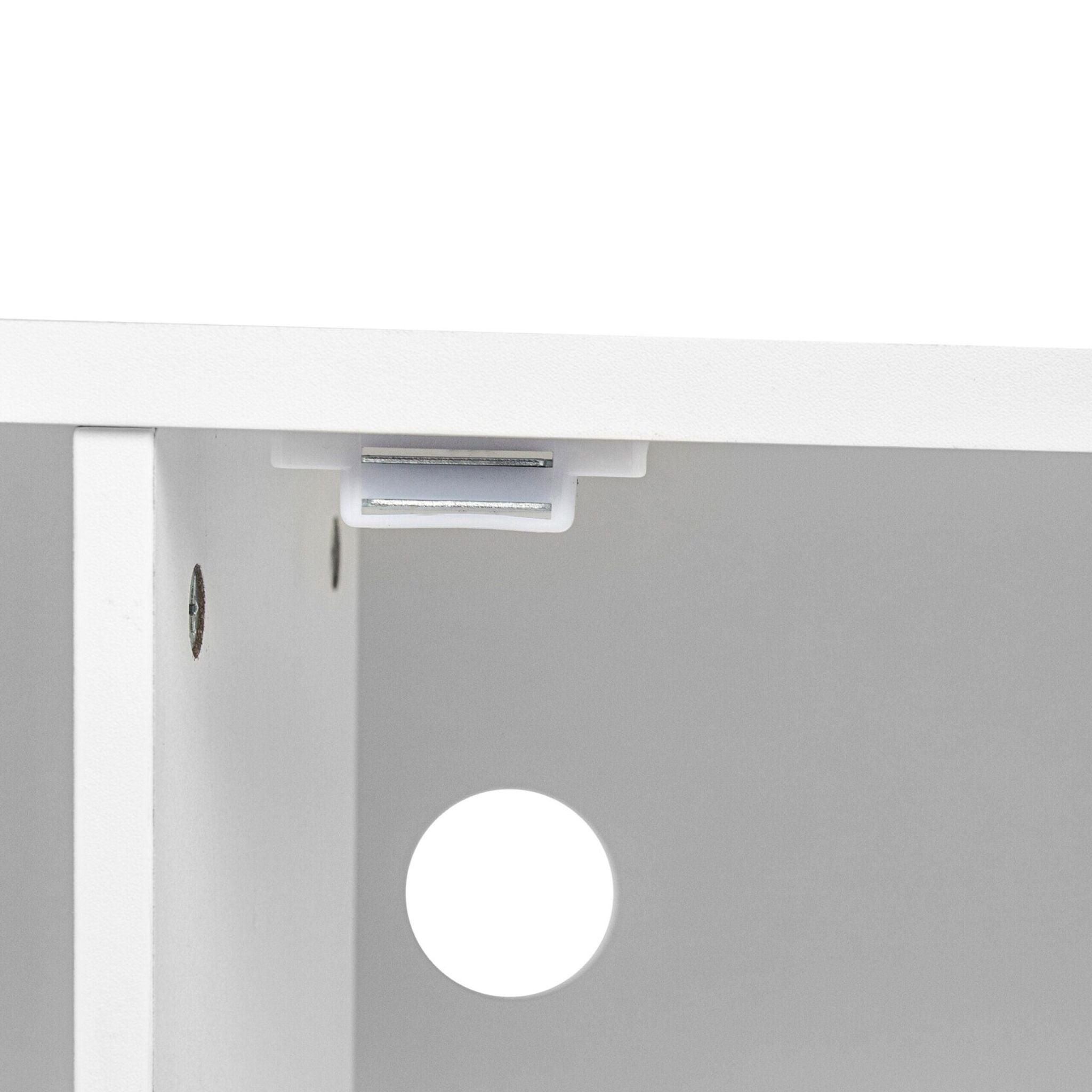 XXL Katzenschrank für Katzenklo Weiss