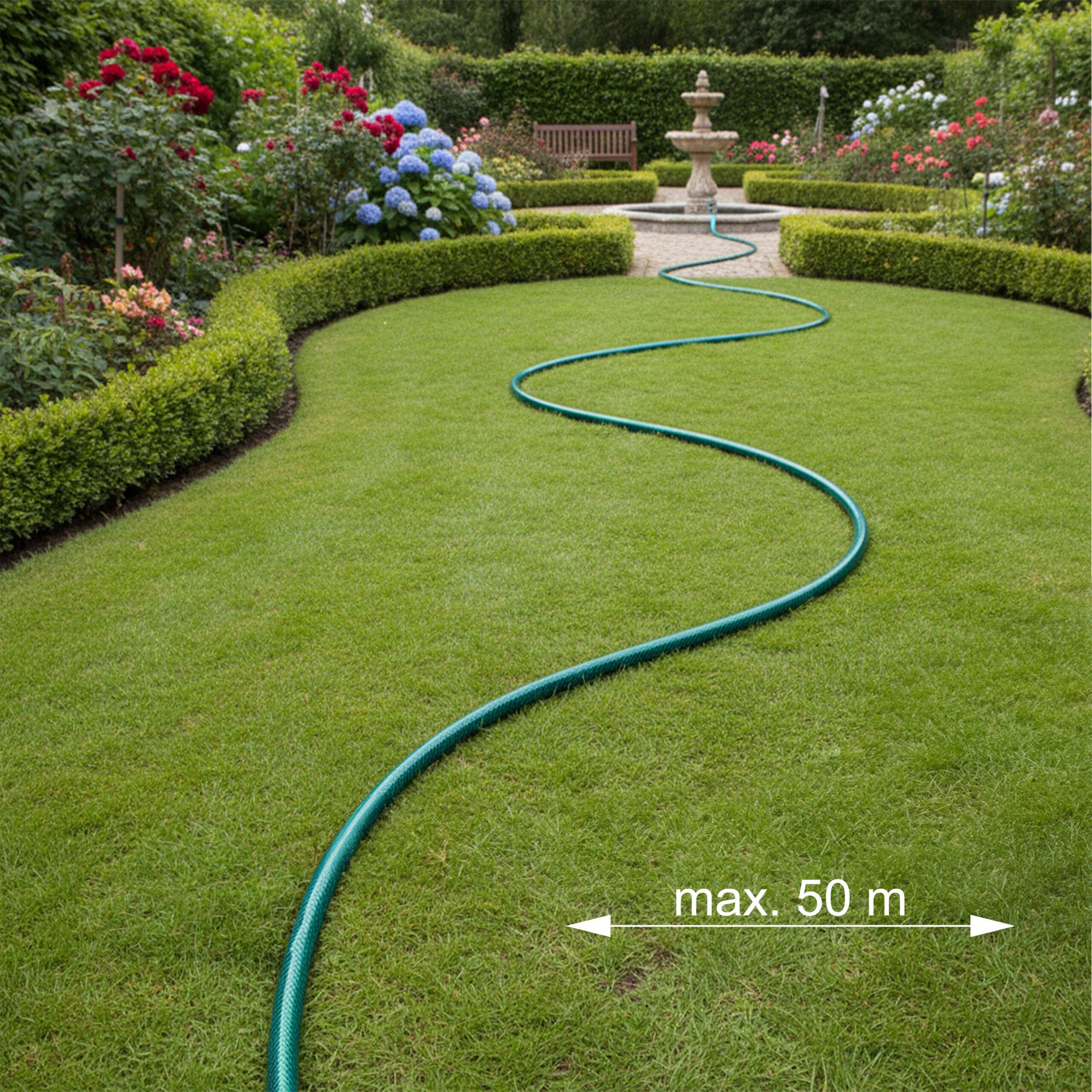 Gartenschlauch 3-lagig Dunkelgrün von Relaxdays