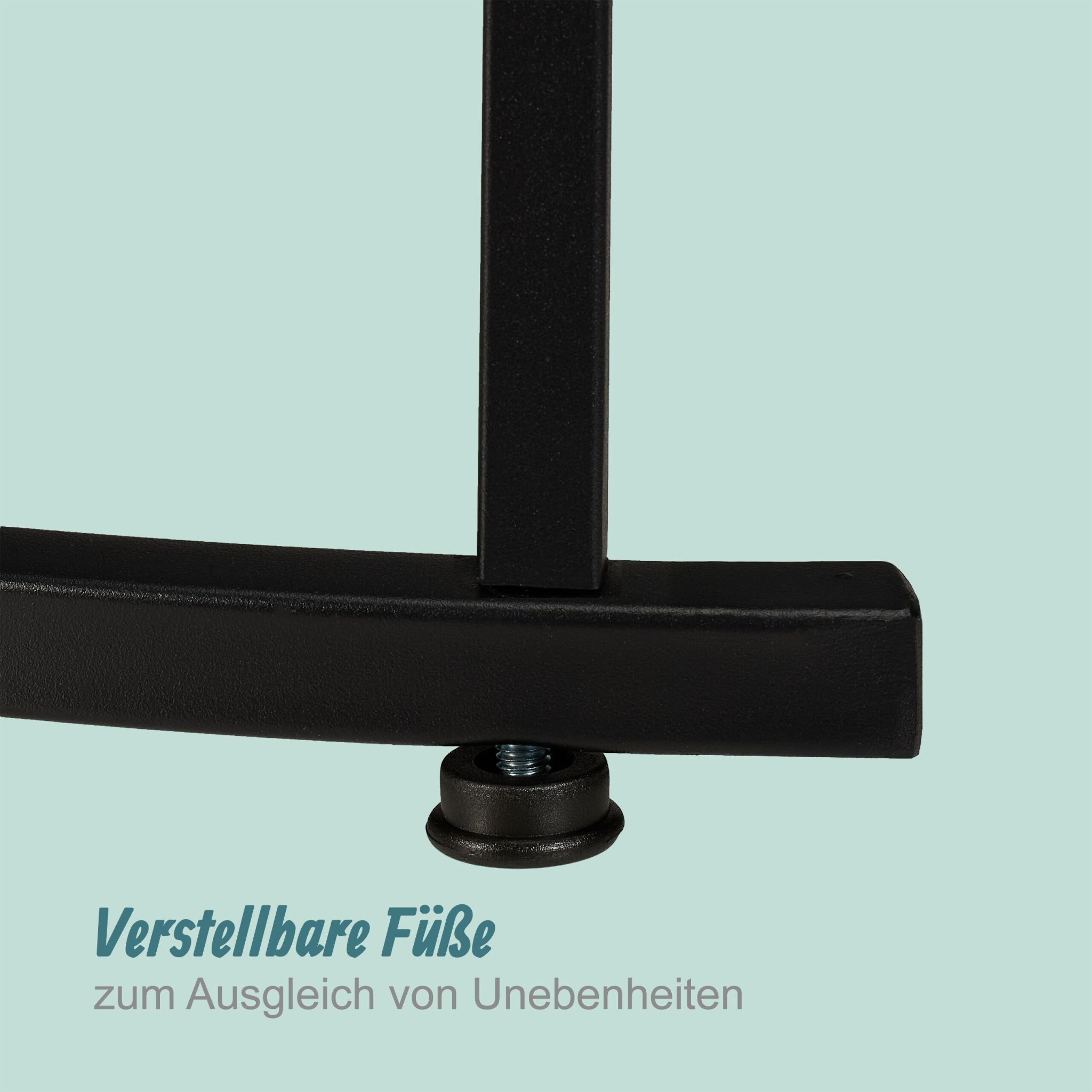 Satztisch 2er-Set Industrial Design Braun-Schwarz von Relaxdays