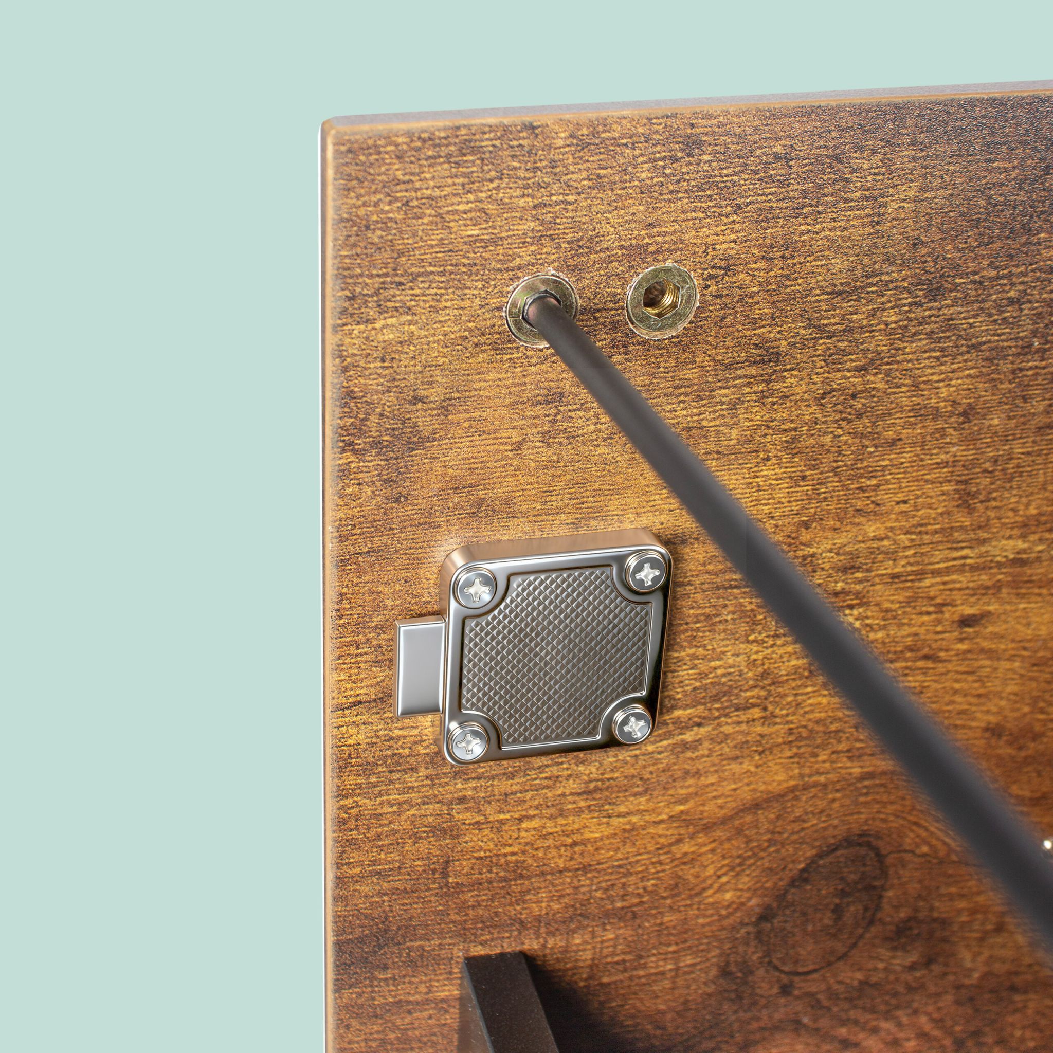 Aktenschrank Hängeregister Braun-Schwarz von Relaxdays