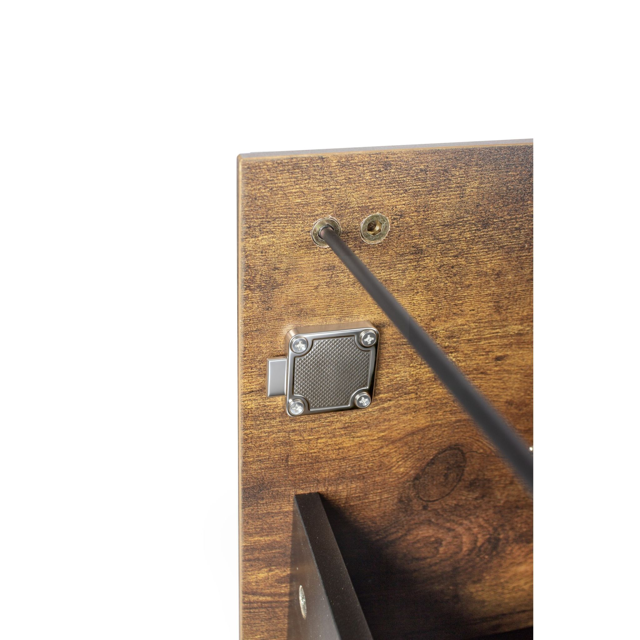 Aktenschrank Hängeregister Braun-Schwarz von Relaxdays