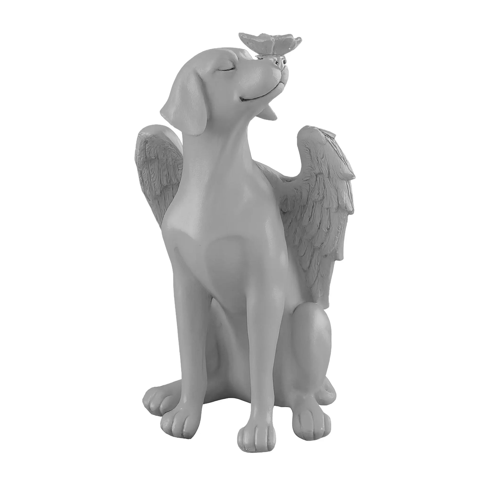 Grabschmuck für Hunde Engel Grau von Relaxdays