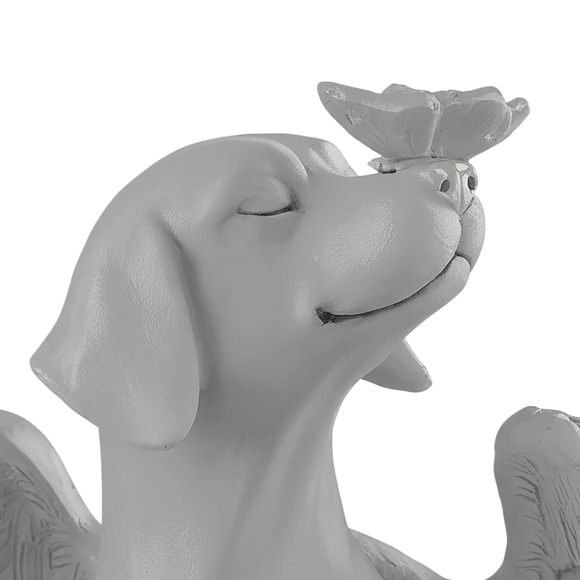 Grabschmuck für Hunde Engel Grau von Relaxdays
