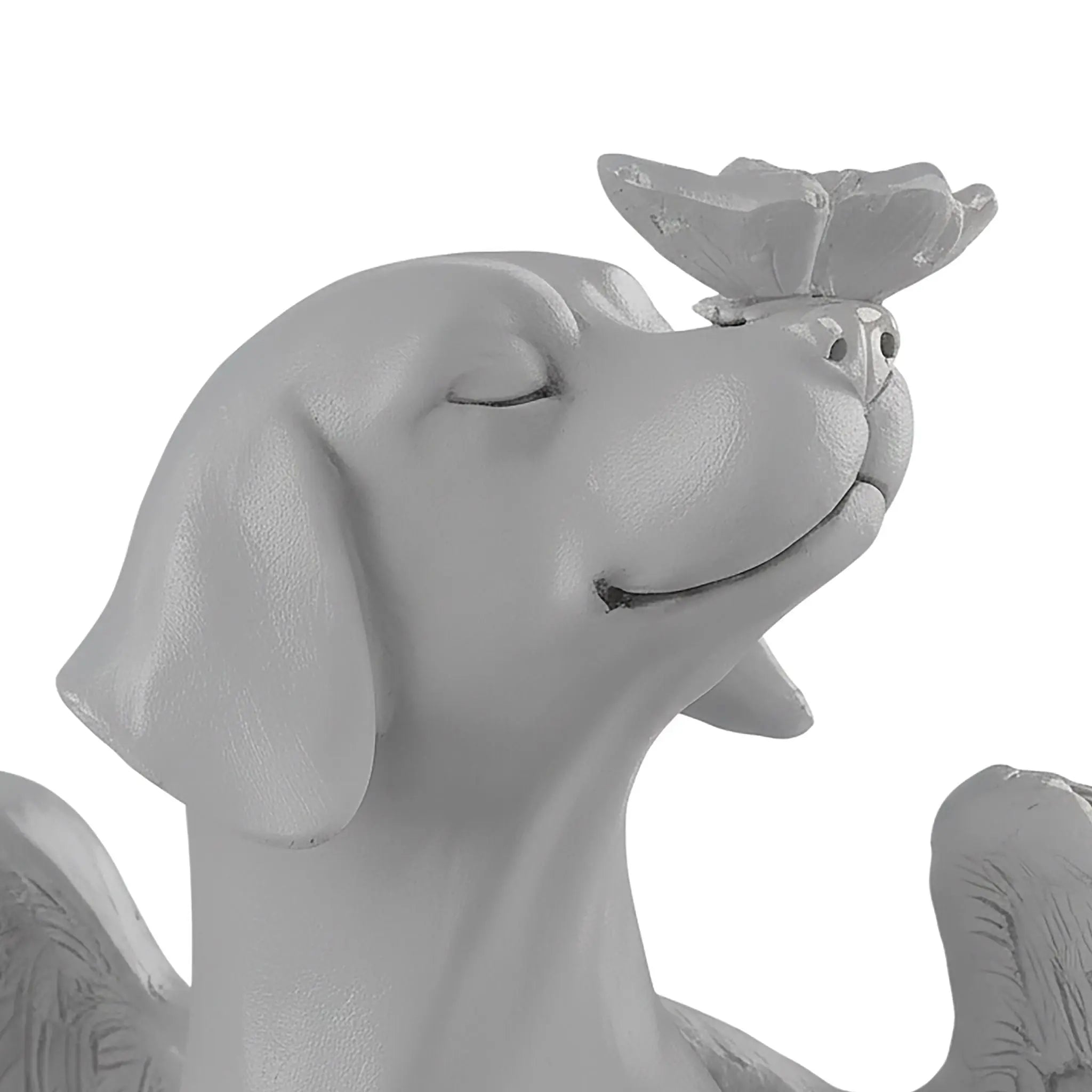 Grabschmuck für Hunde Engel Grau von Relaxdays