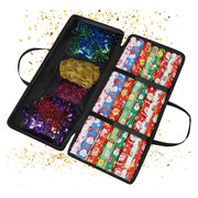Geschenkpapier Aufbewahrung Schwarz von Relaxdays