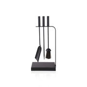 Kaminbesteck 4tlg. Schwarz von Relaxdays