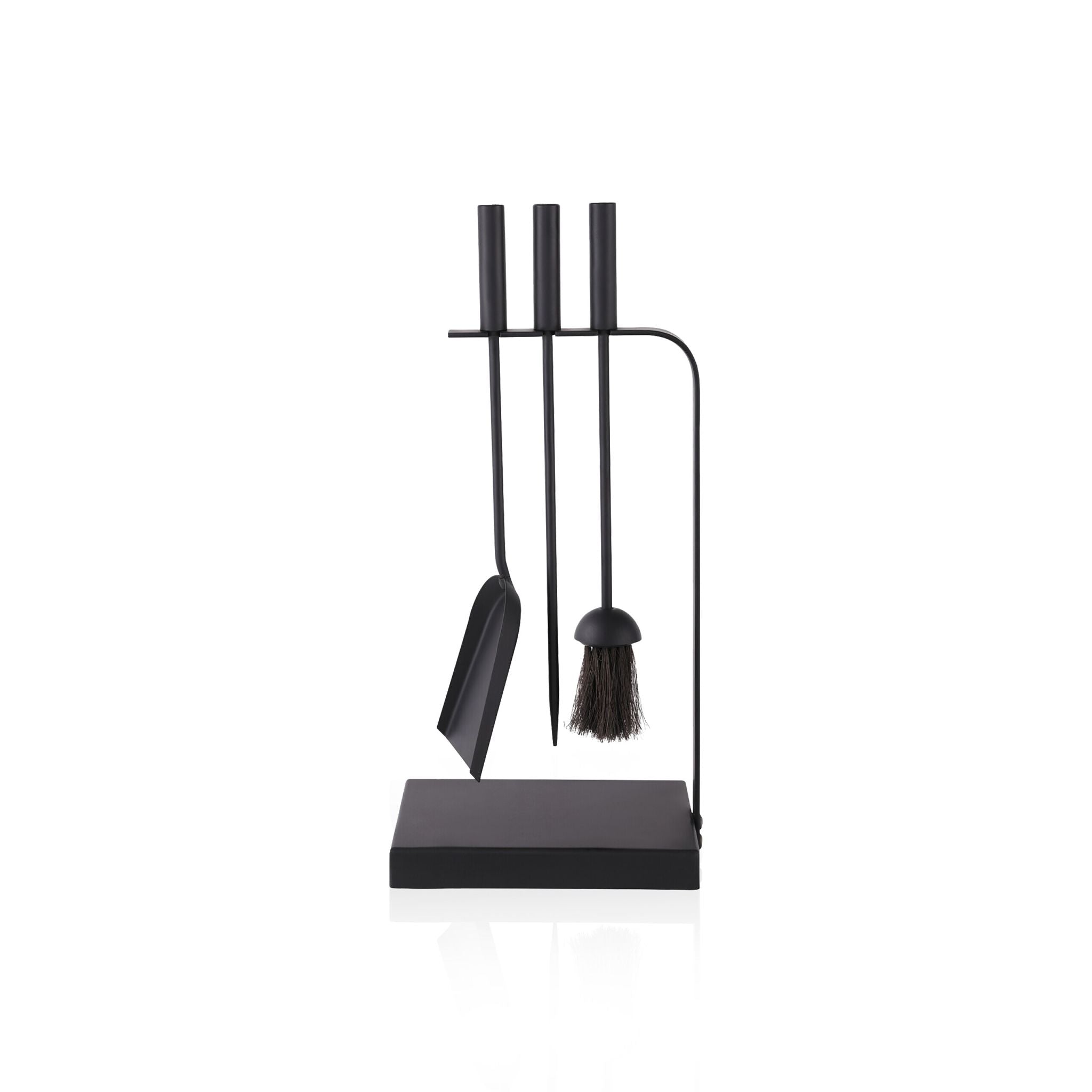 Kaminbesteck 4tlg. Schwarz von Relaxdays